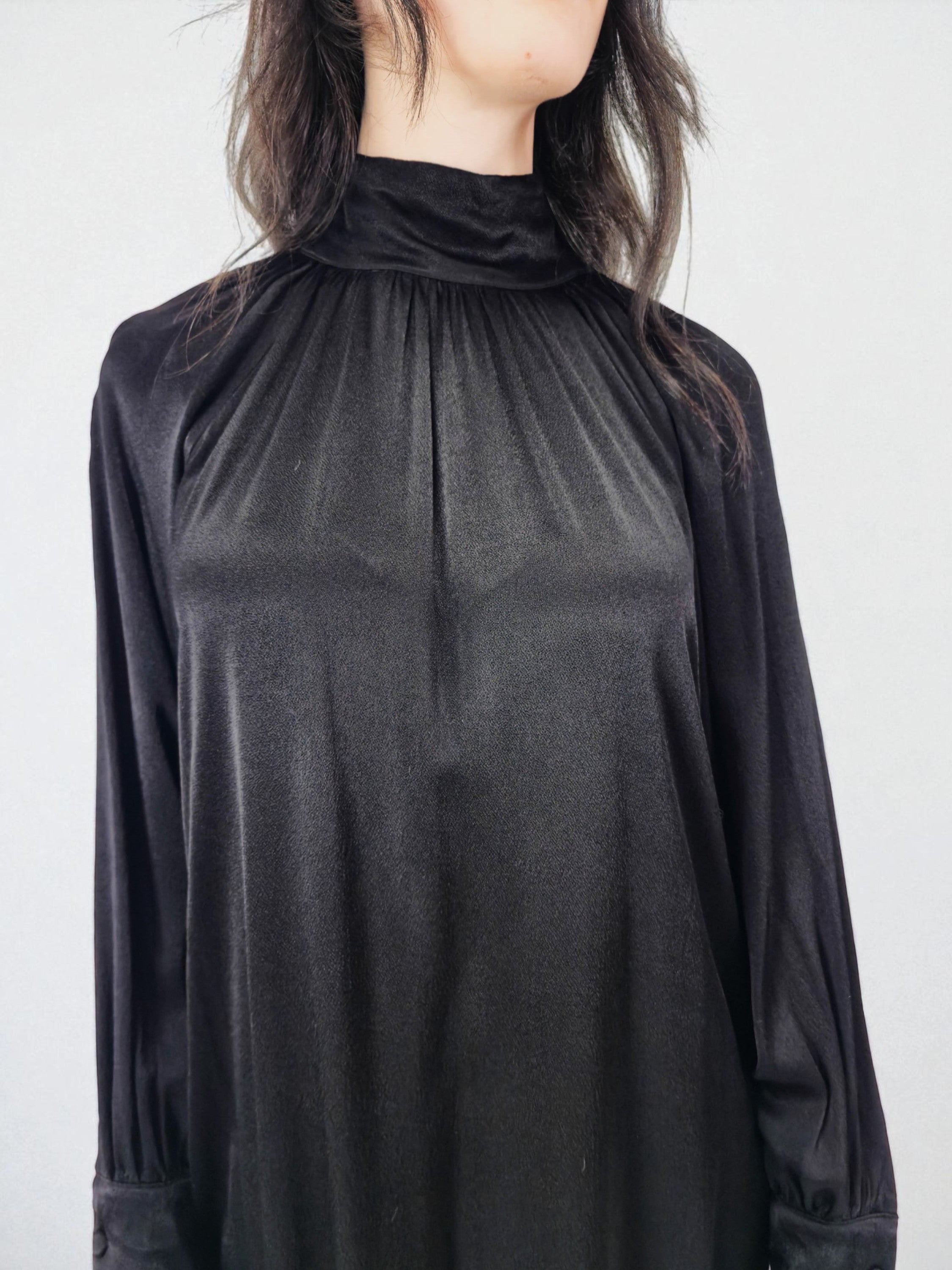 Abito bomboniera - MADAME VENICE - FW25 - ADELE - RASO - BLACK - XS