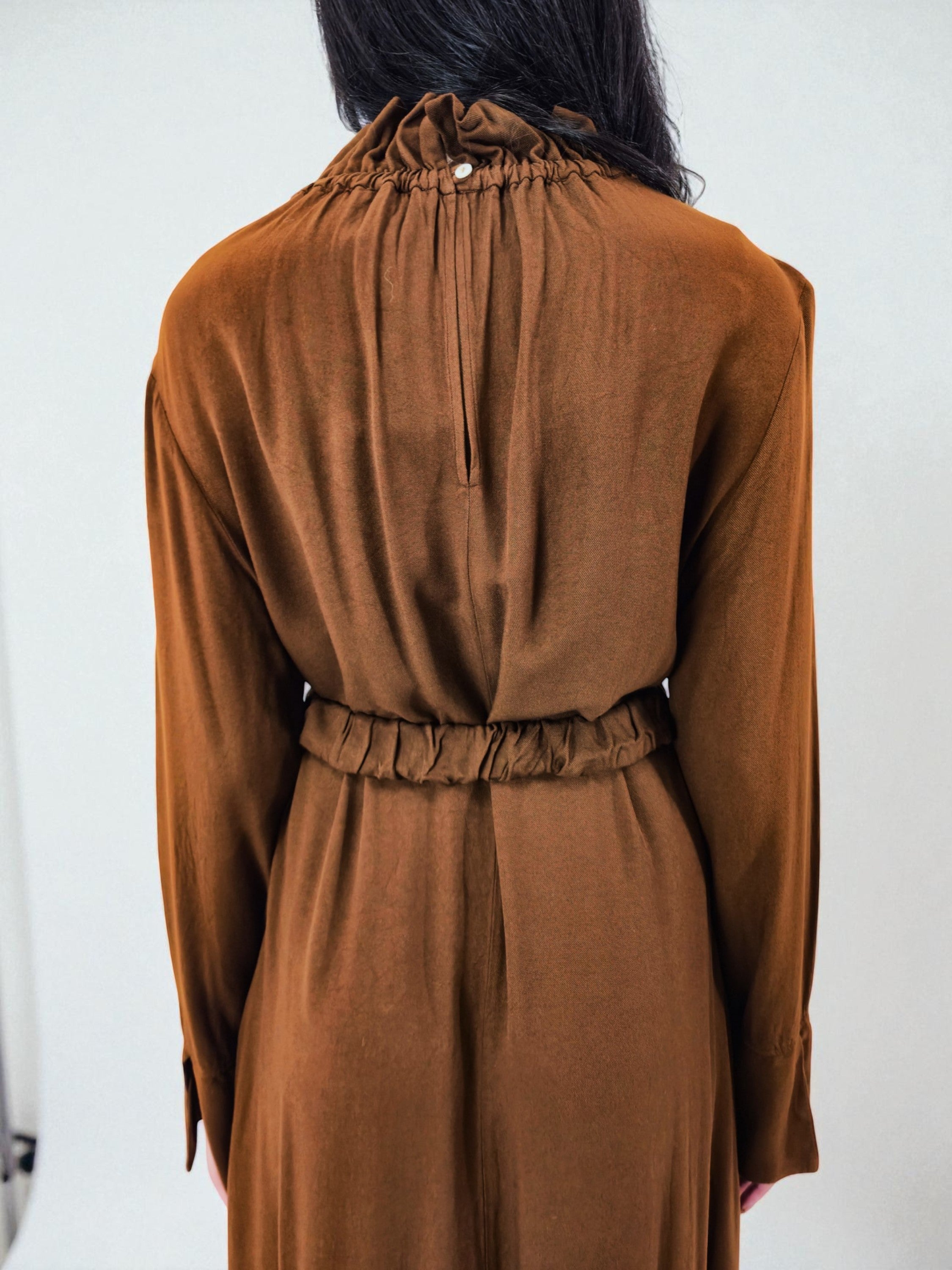 Abito con cintura - MADAME VENICE - FW25 - ALBA - ECOVERO - BLACK - XS