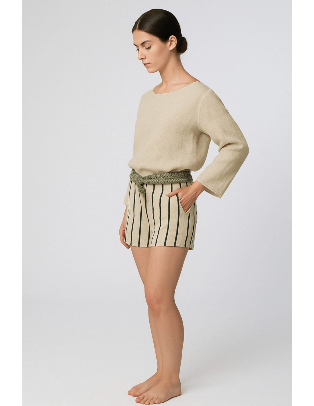 Camicia over - MADAME VENICE - SS25 - CLAUDIA - BORNEO - BIANCO - XS