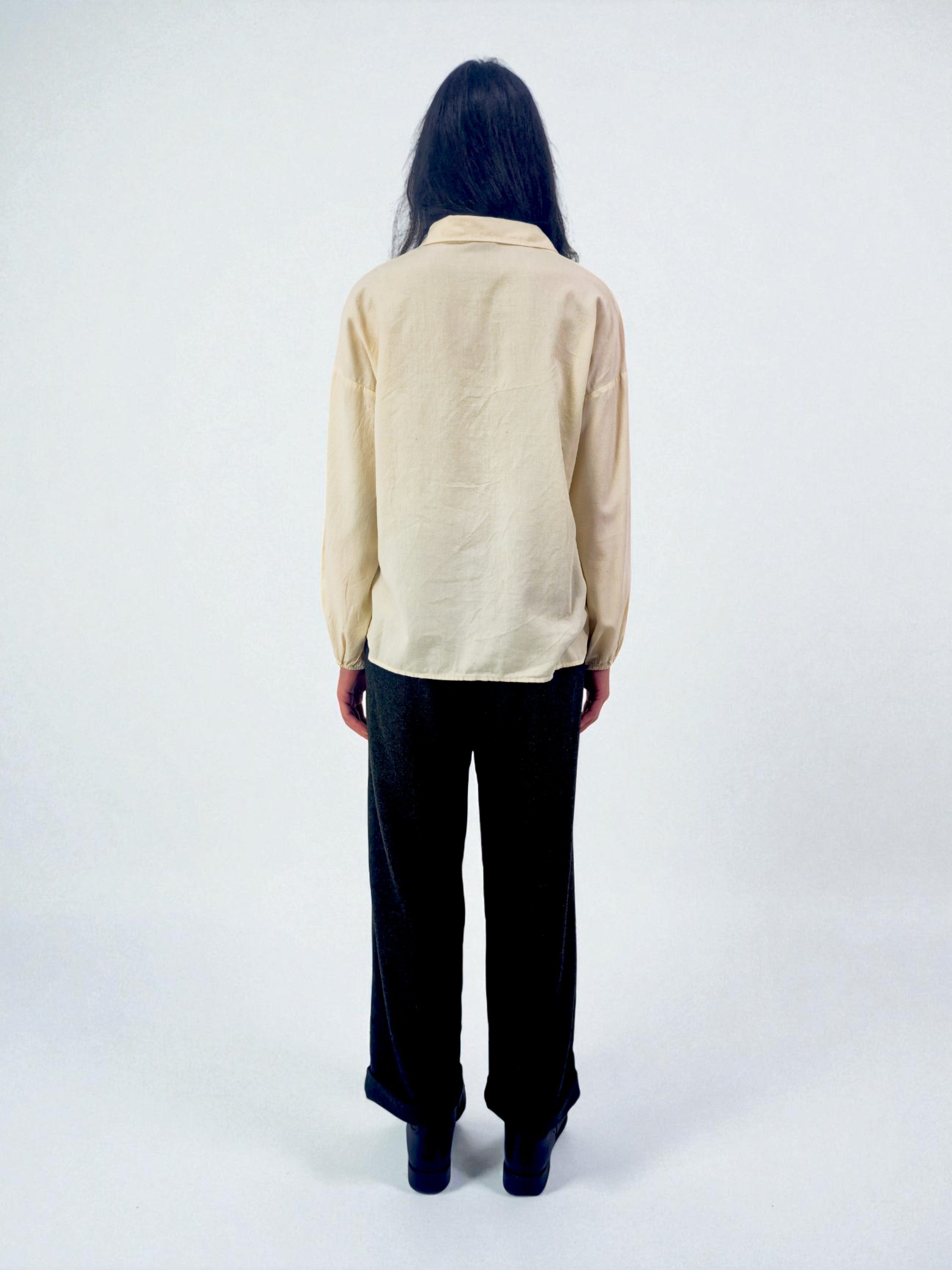 Camicia tasconi - MADAME VENICE - FW25 - CHIARA - COTTON BIO - BLACK - XS