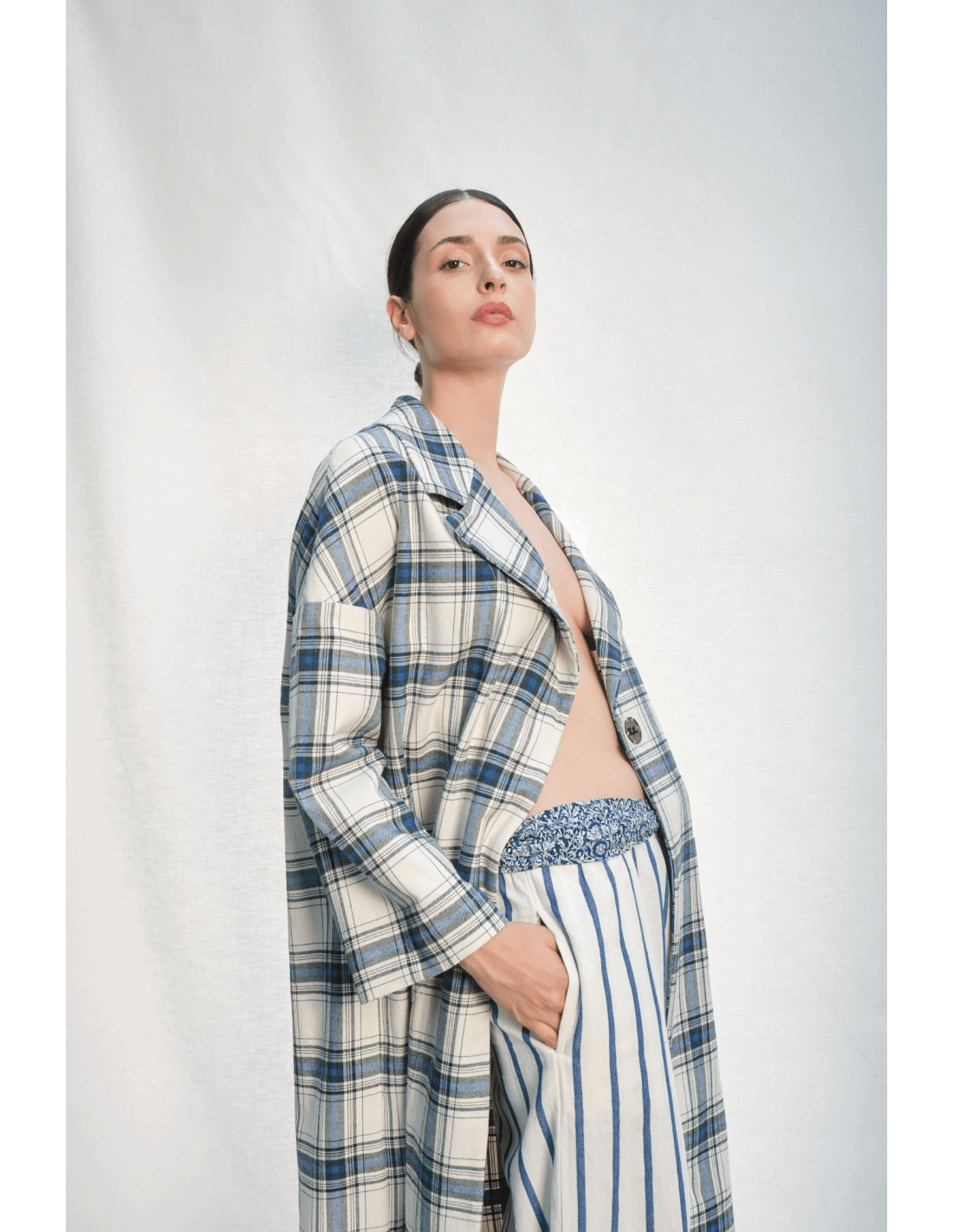 Cappotto - MADAME VENICE - SS25 - GINGER - BULL CHECK - QUADRO VERDE - XS