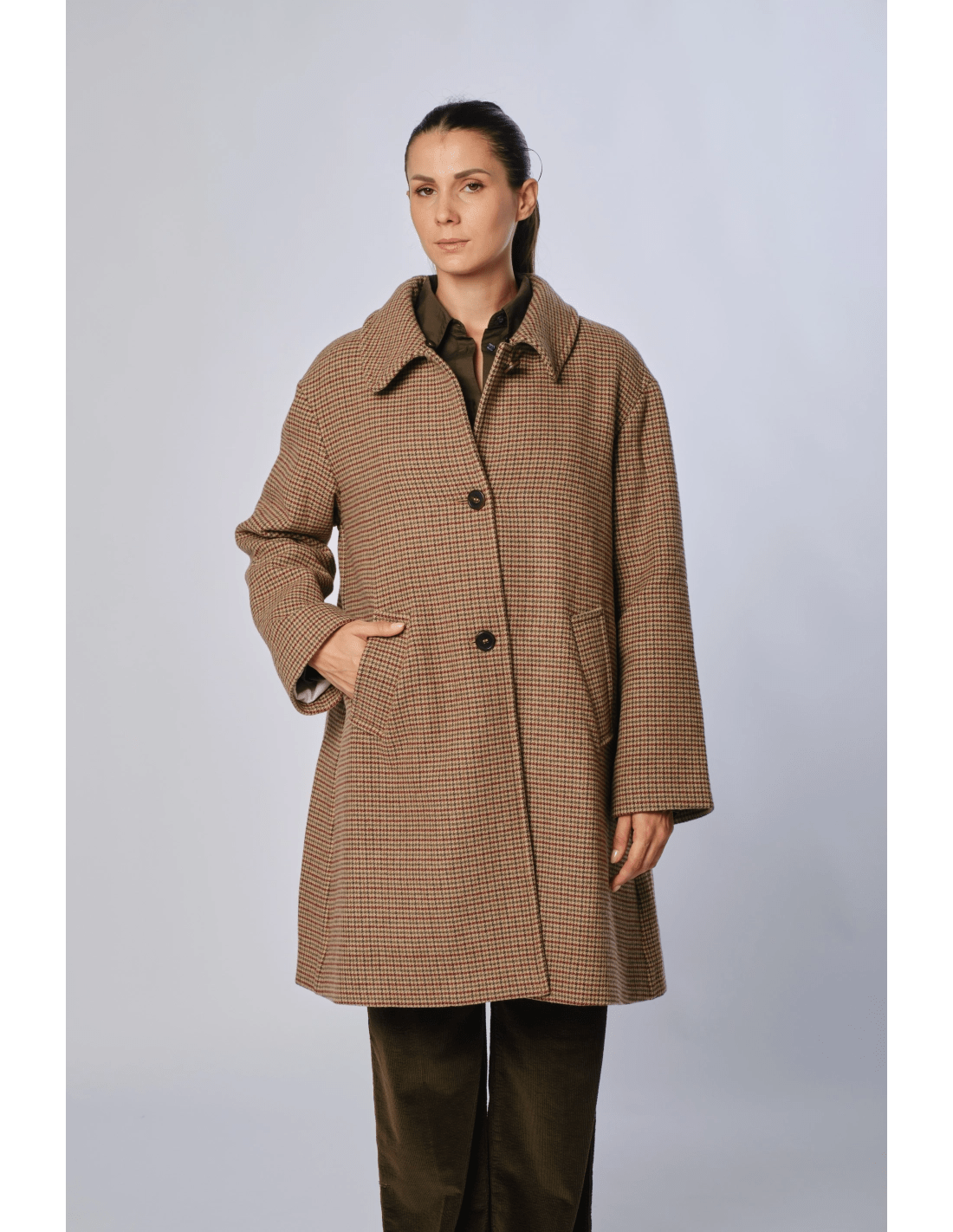 Cappotto lungo japan - MADAME VENICE - FW24 - G12 - JAPAN CHECK - CHECK - XS