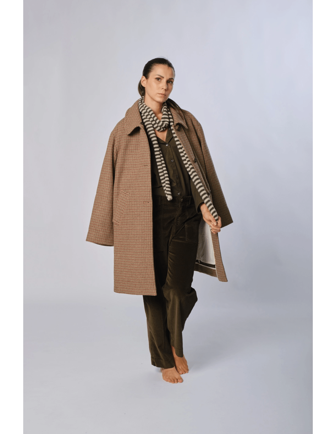 Cappotto lungo japan - MADAME VENICE - FW24 - G12 - JAPAN CHECK - CHECK - XS