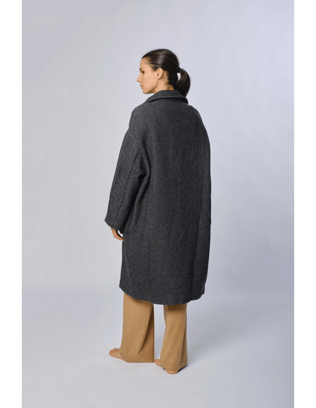 Cappotto over - MADAME VENICE - FW24 - G03 - MANTEL - GREY - XS