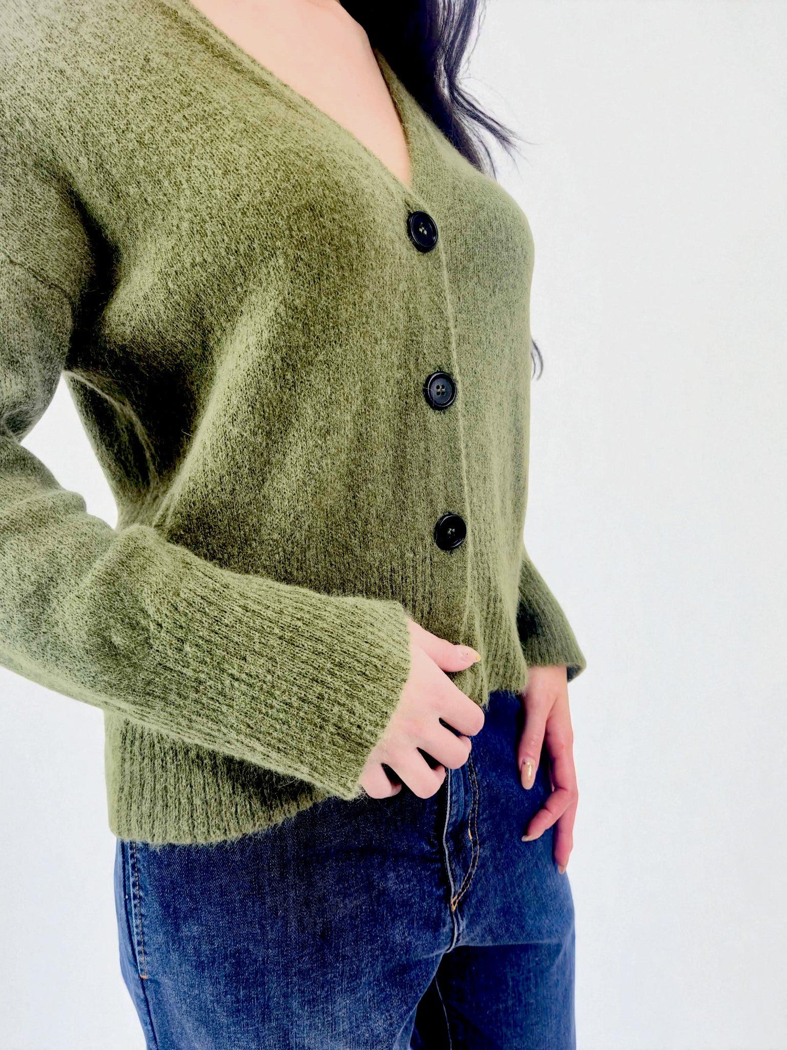 Cardigan - MADAME VENICE - FW25 - STELLA - SUMATRA - BLACK - XS