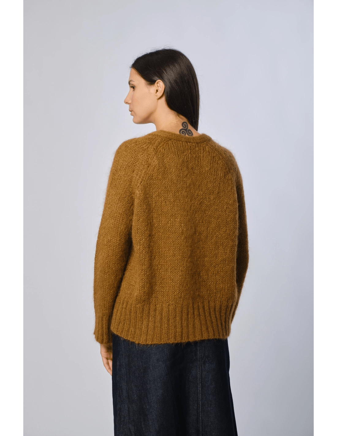 Cardigan cachemire - MADAME VENICE - FW24 - H08 - PERUVIAN ALPACA - CAMEL - XS