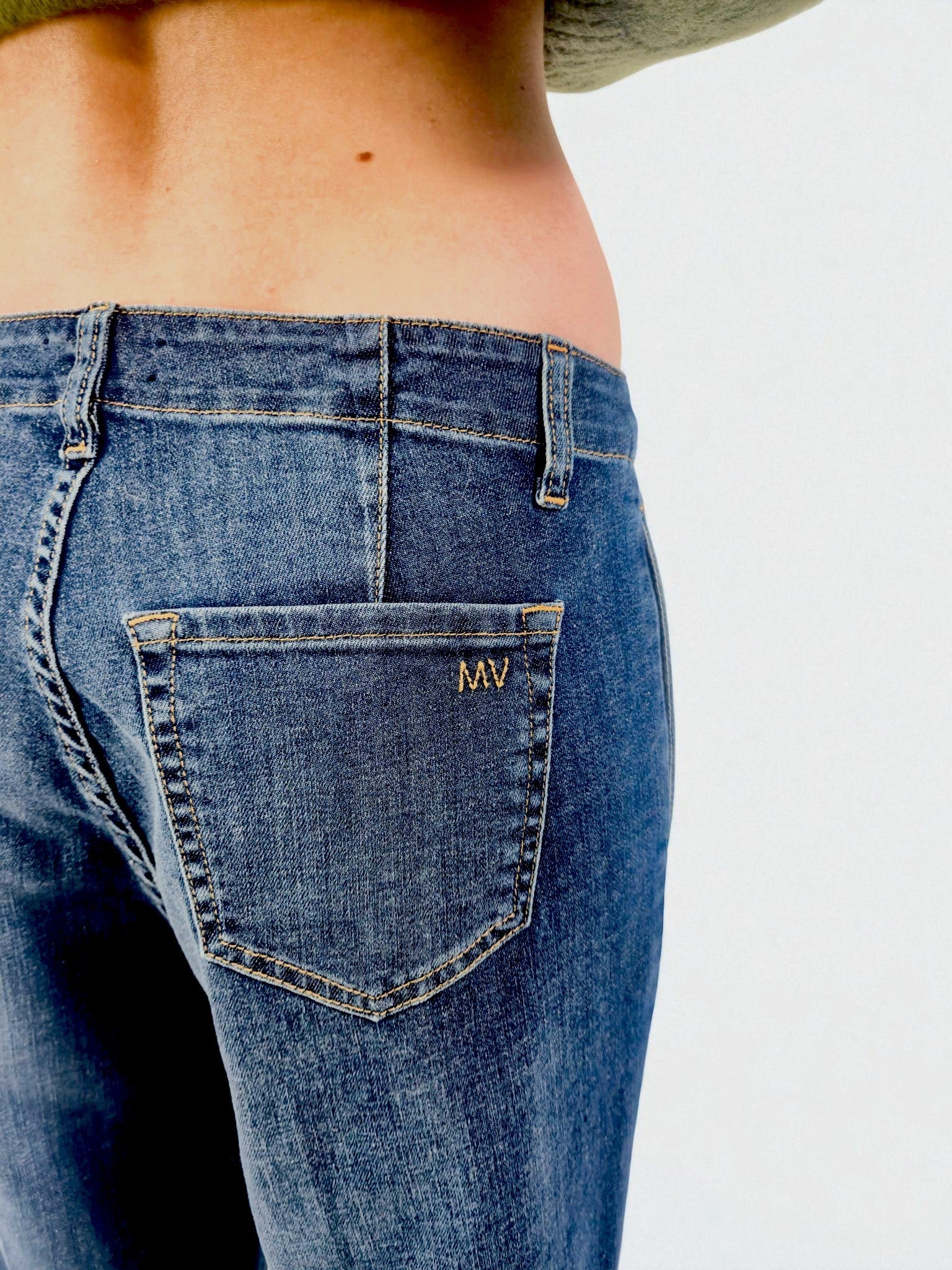 Chino palazzo - MADAME VENICE - FW25 - PHOEBE - DENIM - BLUE STONE - XS