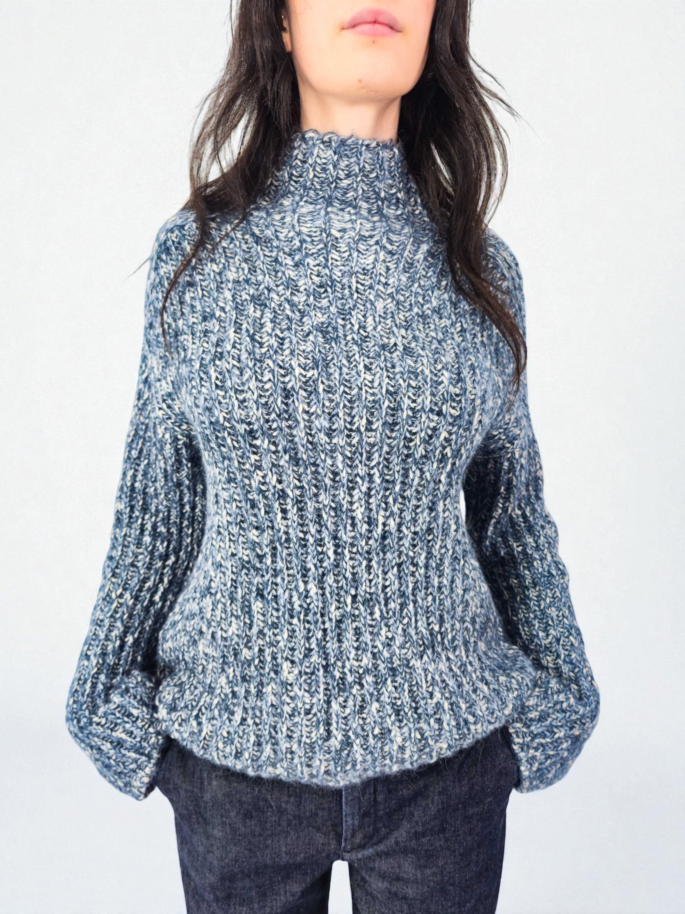 Dolcevita over - MADAME VENICE - FW25 - SVEVA - ADELAIDE - BLACK - XS