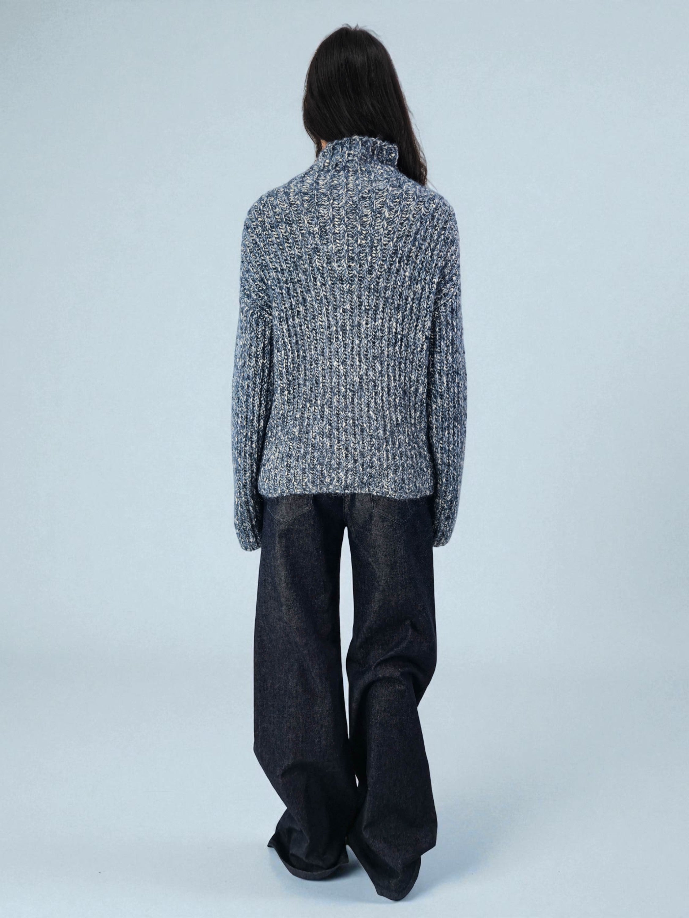 Dolcevita over - MADAME VENICE - FW25 - SVEVA - ADELAIDE - BLACK - XS