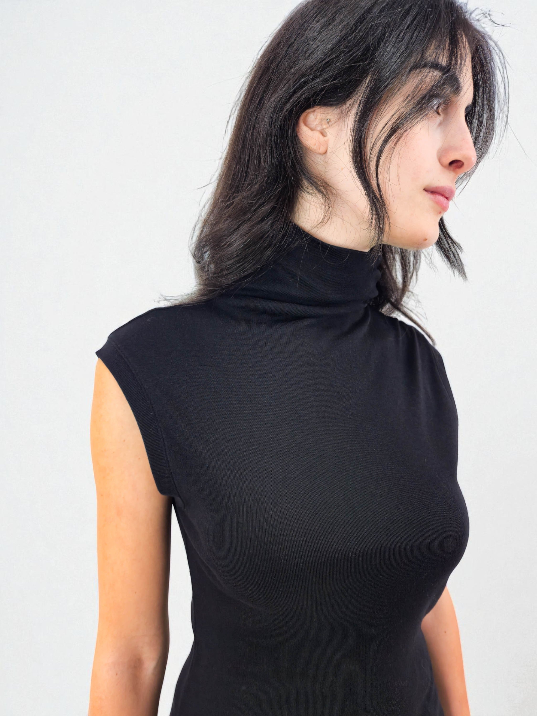 Dolcevita smanicato - MADAME VENICE - FW25 - VITA - COSTINA - ANTHRACITE - XS