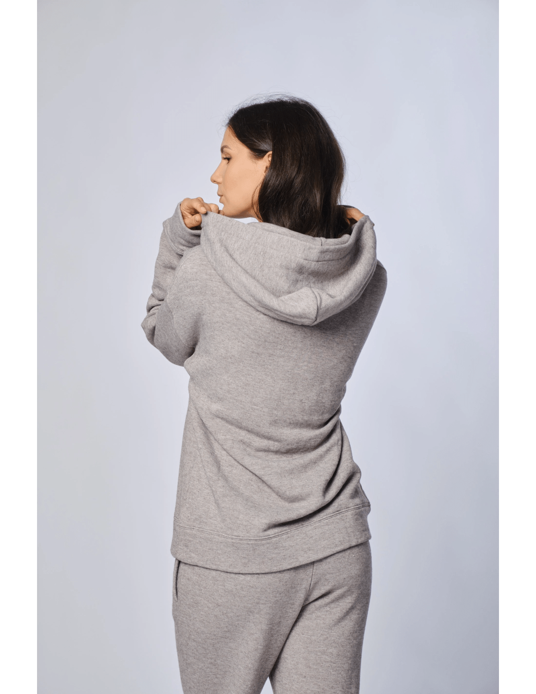 Felpa cappuccio japan - MADAME VENICE - FW24 - M02 - JAPAN SOFT WOOL - GREY MELANGE - XS