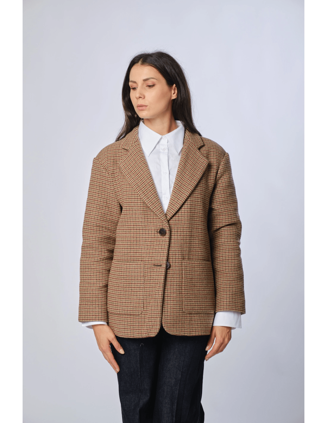 Giacca over japan - MADAME VENICE - FW24 - G09 - JAPAN CHECK - CHECK - XS