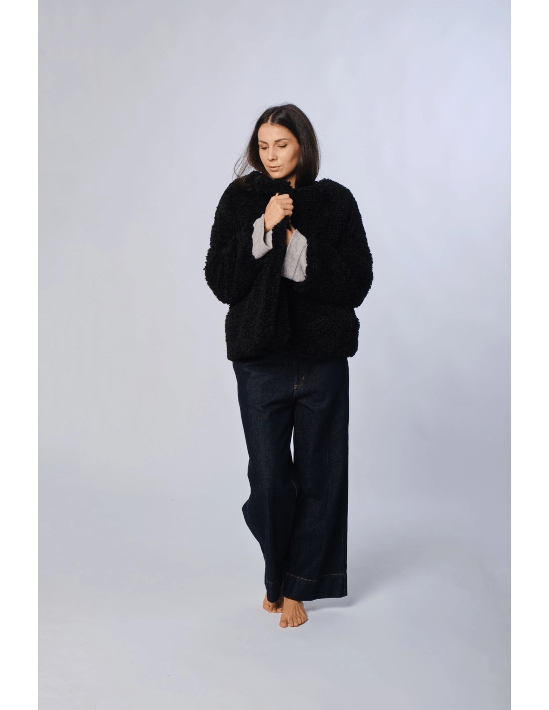 Giacca pelliccia - MADAME VENICE - FW24 - G11 - JAPAN FUR - BLACK - XS