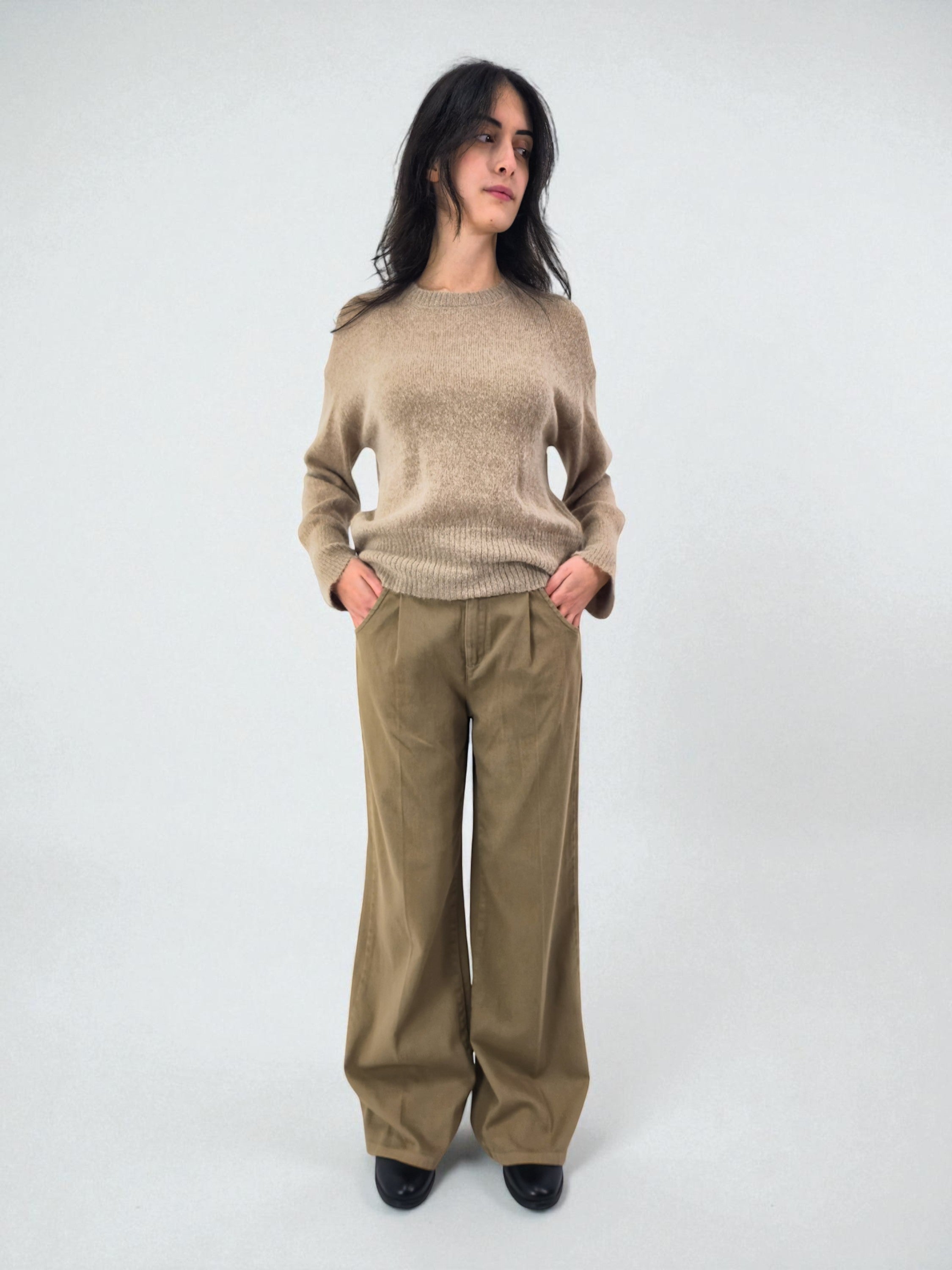 Girocollo - MADAME VENICE - FW25 - STEFANIA - SUMATRA - BLACK - XS