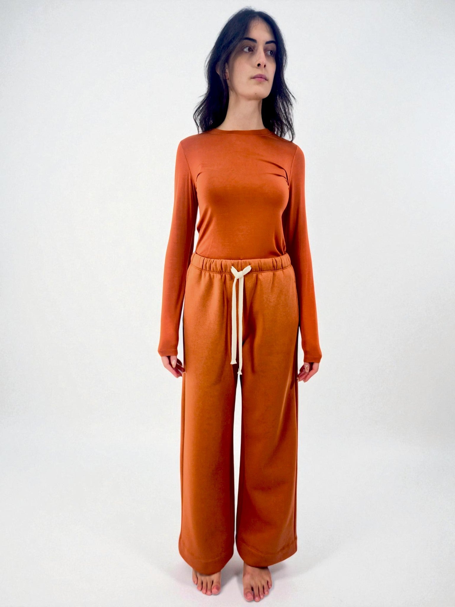 Girocollo slim - MADAME VENICE - FW25 - MARTINA - JERSEY - ANTHRACITE - XS