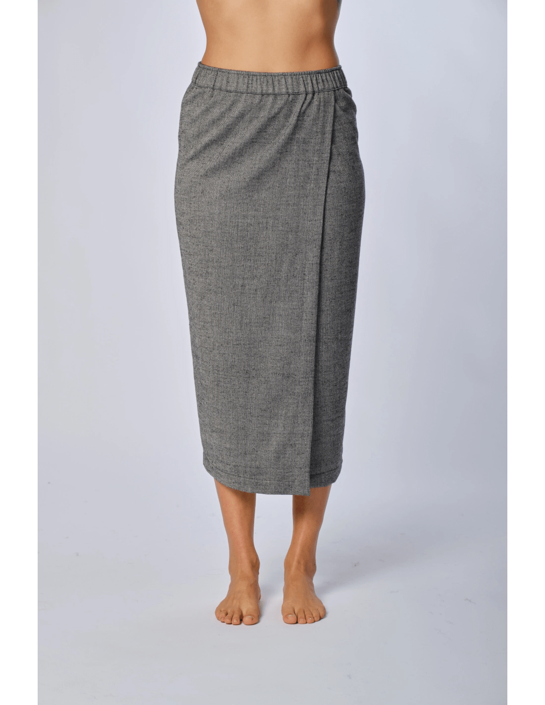 Gonna portafoglio - MADAME VENICE - FW24 - N01 - PEPPER - GREY - XS