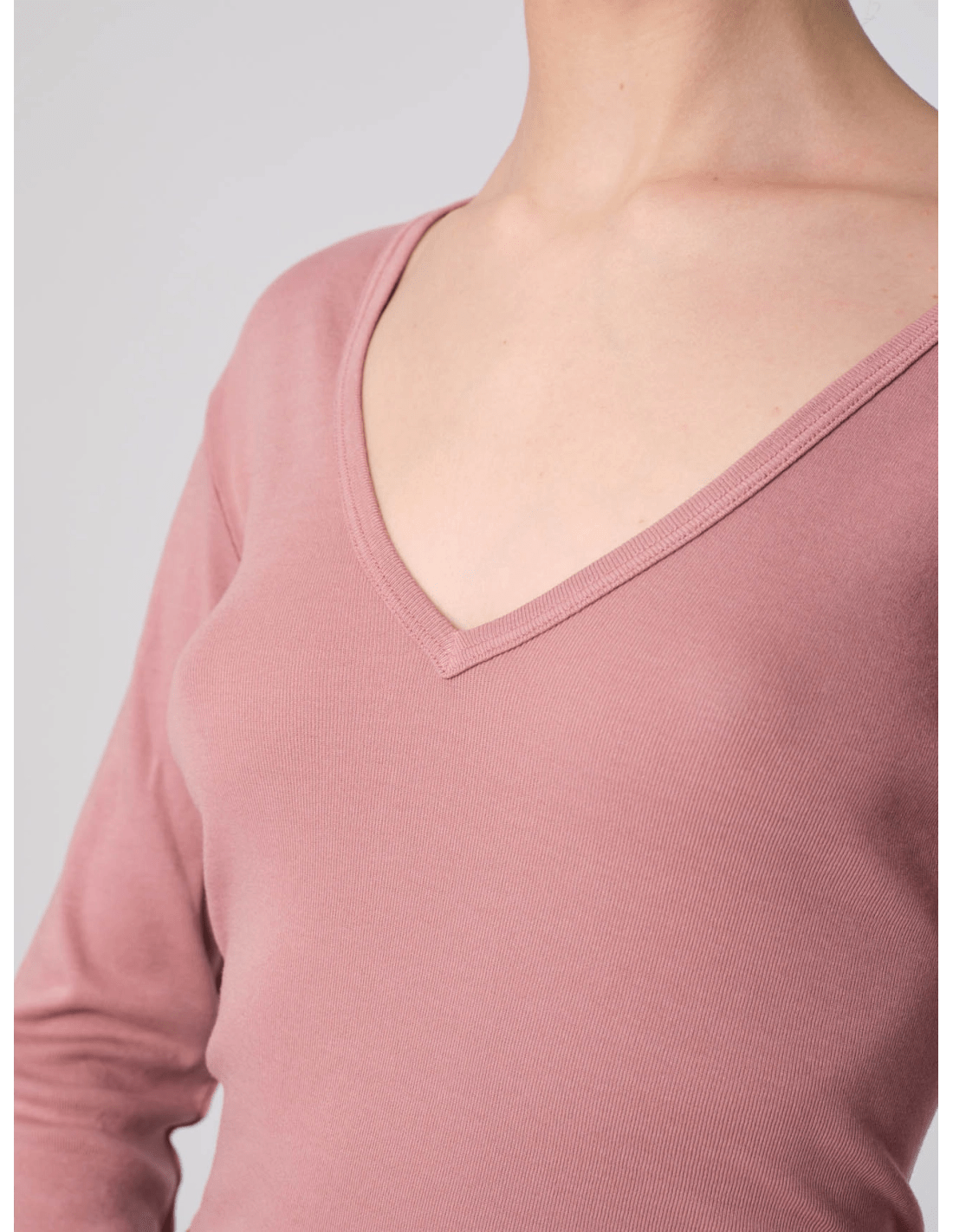 Maglia scollo v - MADAME VENICE - SS25 - MIA - COSTINA - BIANCO - XS