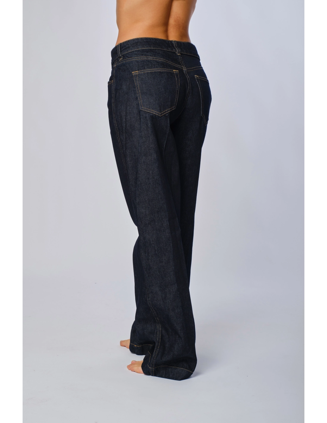 Pantalone 5t palazzo denim