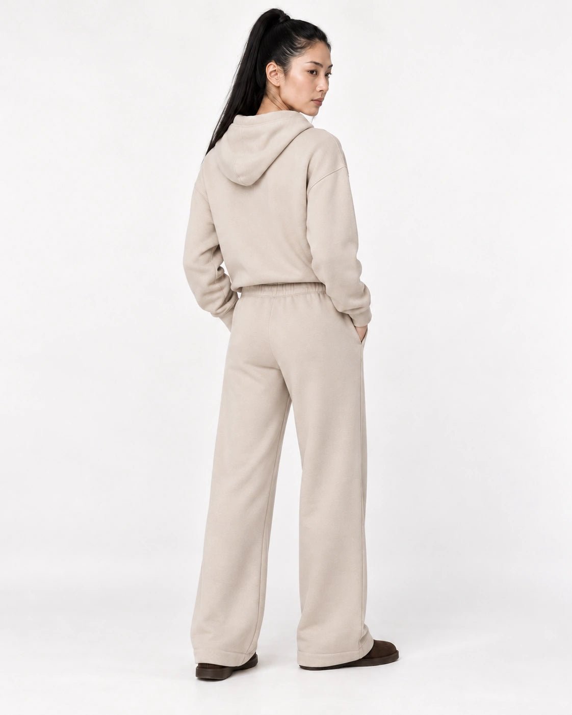 Pantalone sabbia, vista posteriore - MADAME VENICE - FW26 - PAKITA - FELIX #Colore_Sabbia