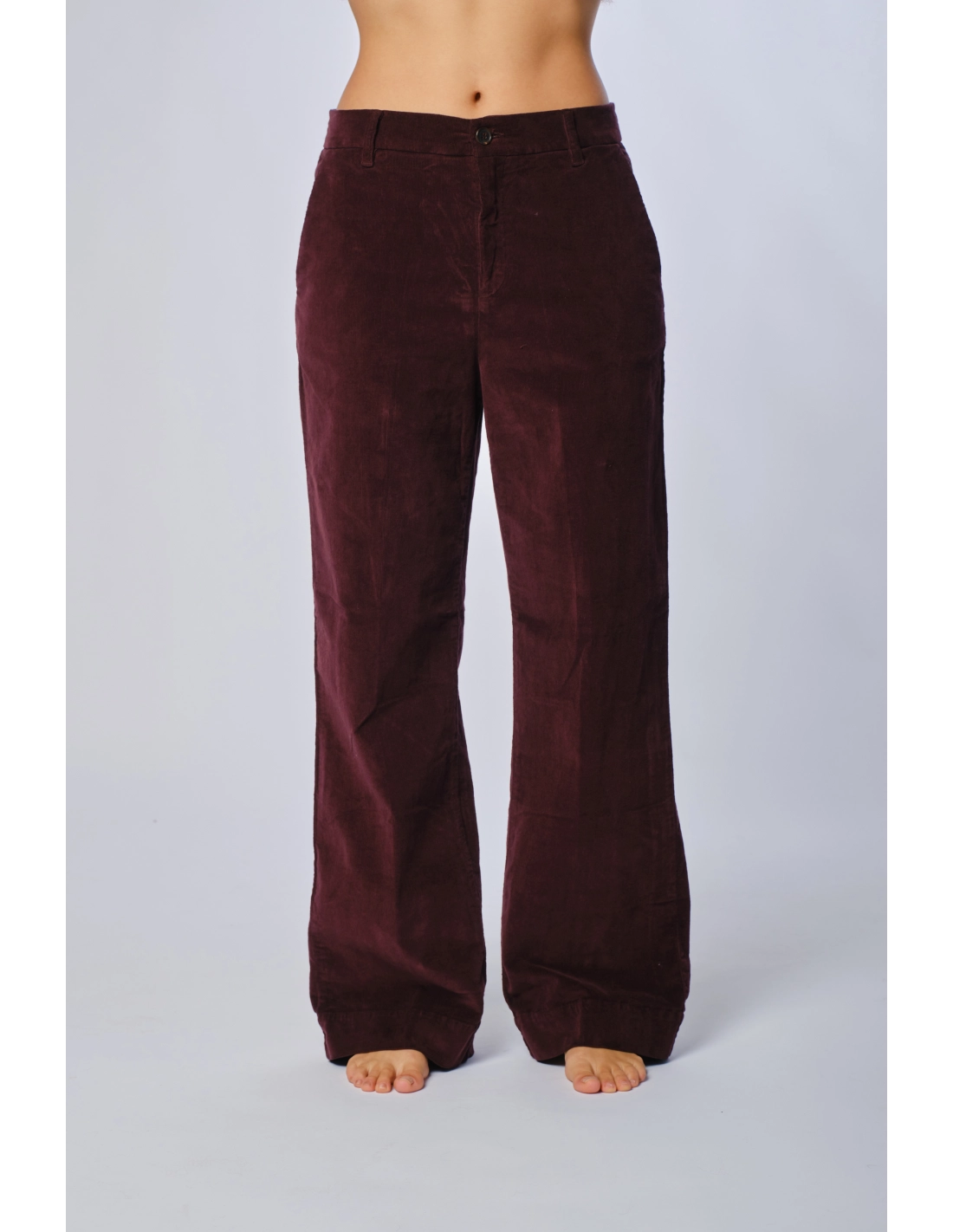 Pantalone chino velluto