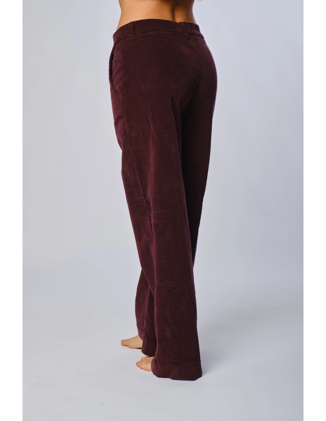 Pantalone chino velluto