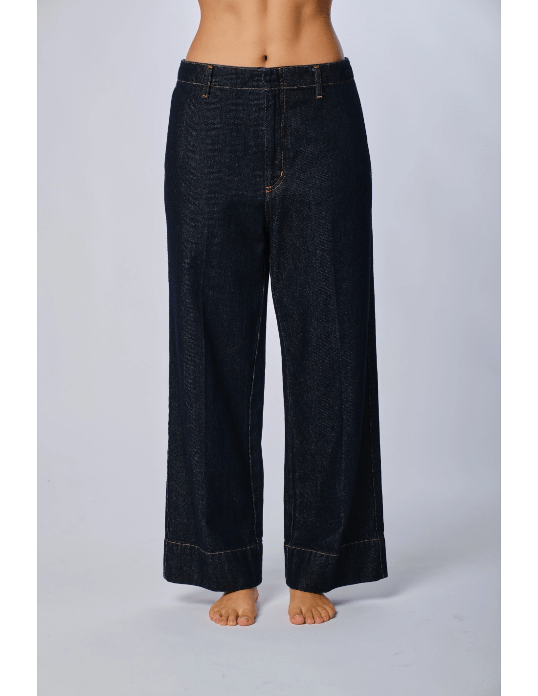 Pantalone fisso denim - MADAME VENICE - FW24 - P11 - DENIM - RINSE - XS