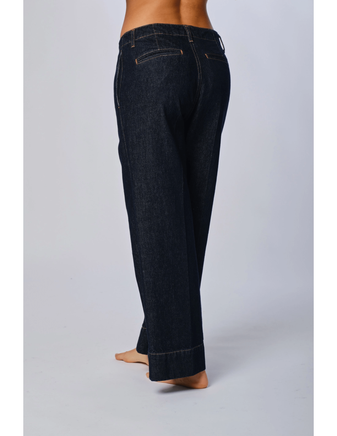Pantalone fisso denim - MADAME VENICE - FW24 - P11 - DENIM - RINSE - XS