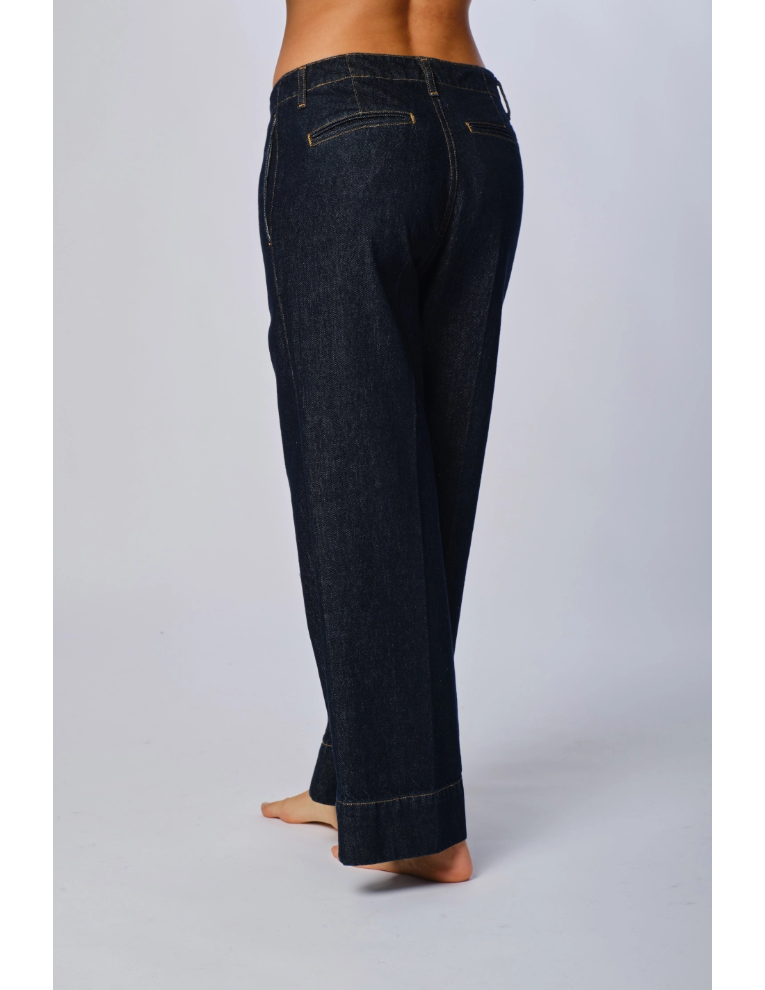 Pantalone fisso denim