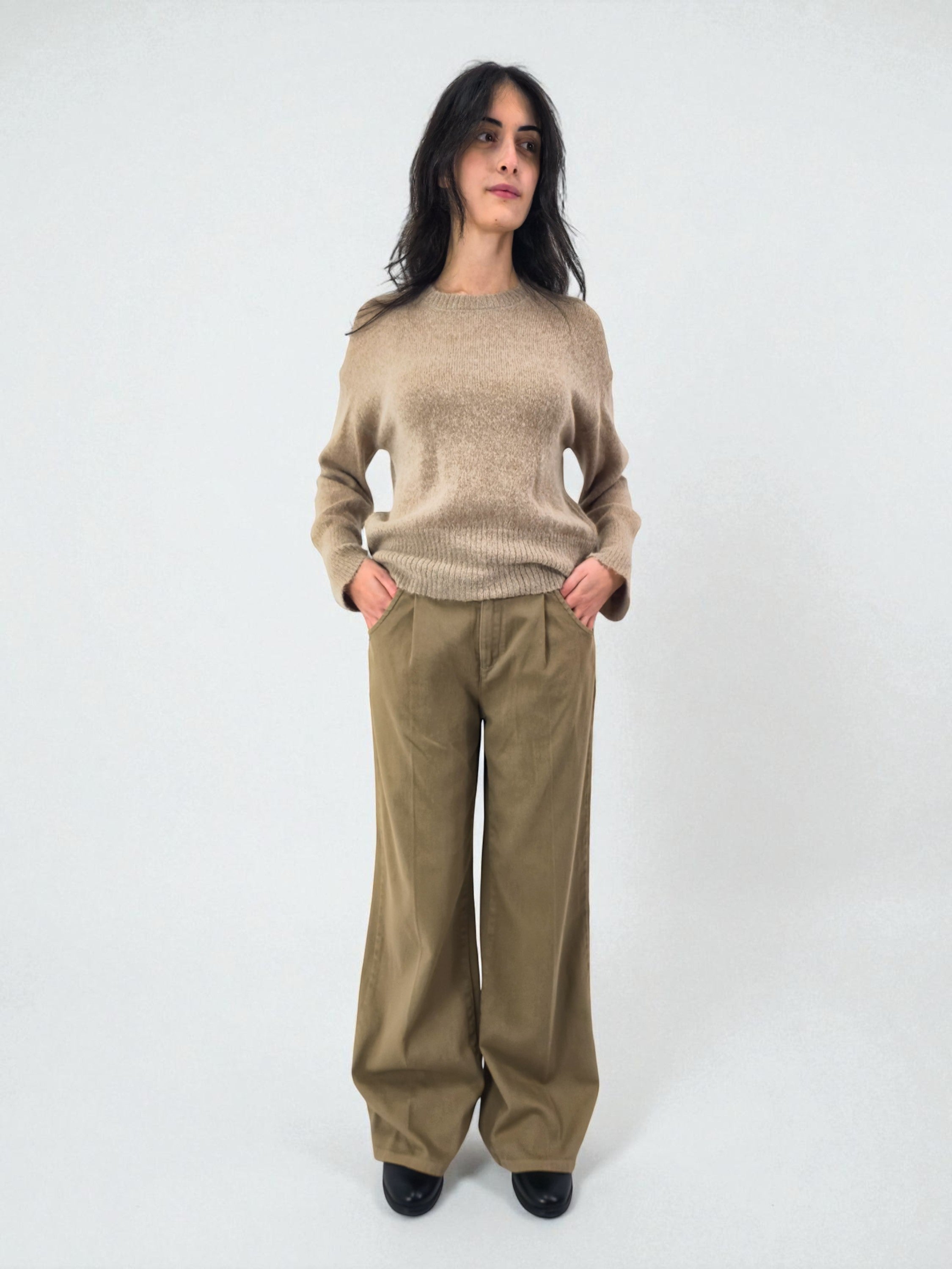 Pantalone lungo - MADAME VENICE - FW25 - PATRIZIA - CAPITALE - BLACK - XS