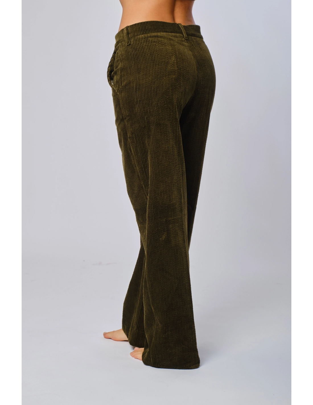 Pantalone palazzo velluto