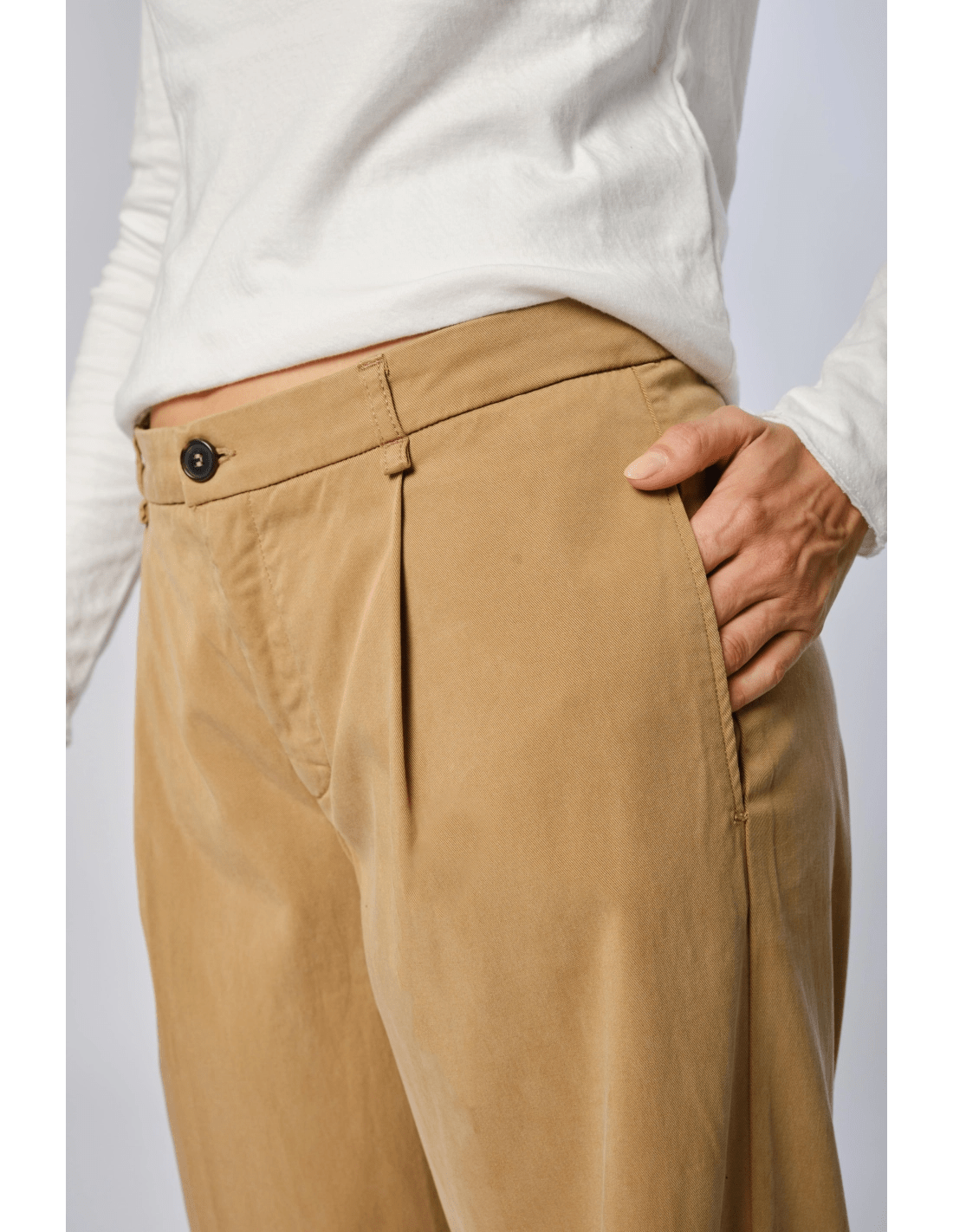 Pantalone pence - MADAME VENICE - FW24 - P10 - TWILL - FOREST - XS