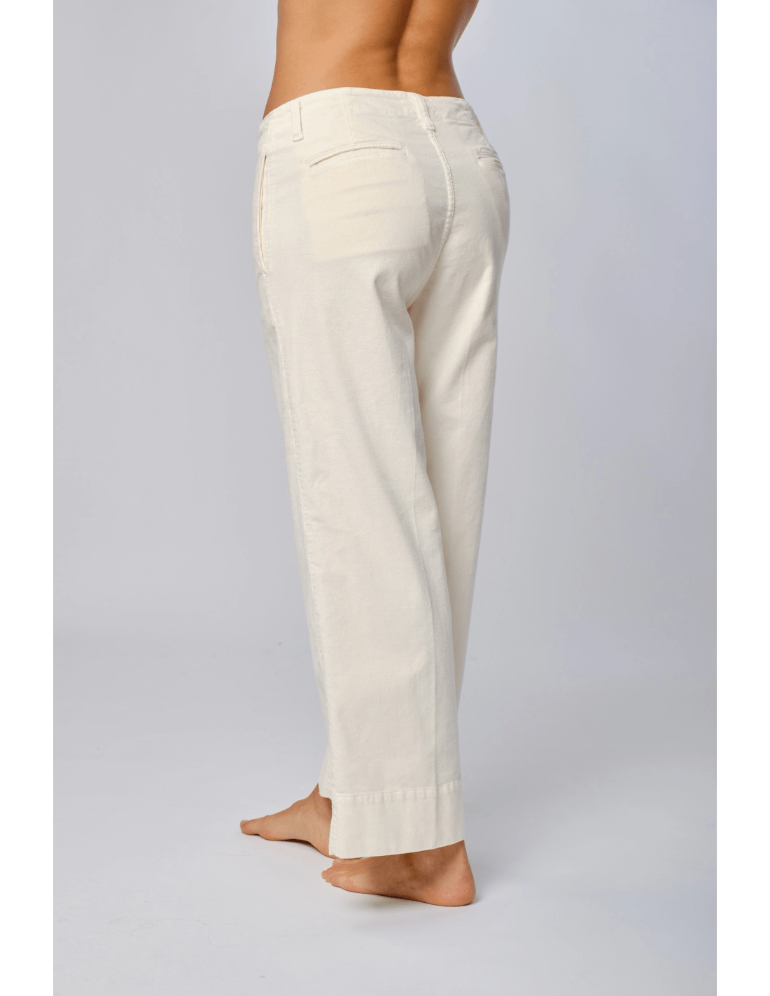 Pantalone strech - MADAME VENICE - FW24 - P11 - VELVET 1000 - FOREST - XS