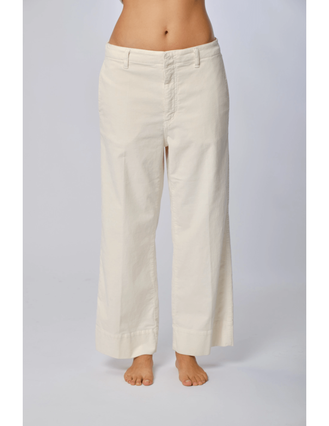 Pantalone strech - MADAME VENICE - FW24 - P11 - VELVET 1000 - FOREST - XS