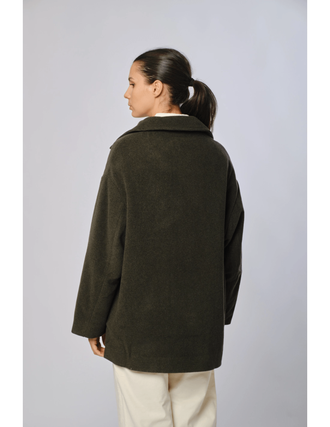 Peacoat - MADAME VENICE - FW24 - G08 - VELOUR - FOREST - XS