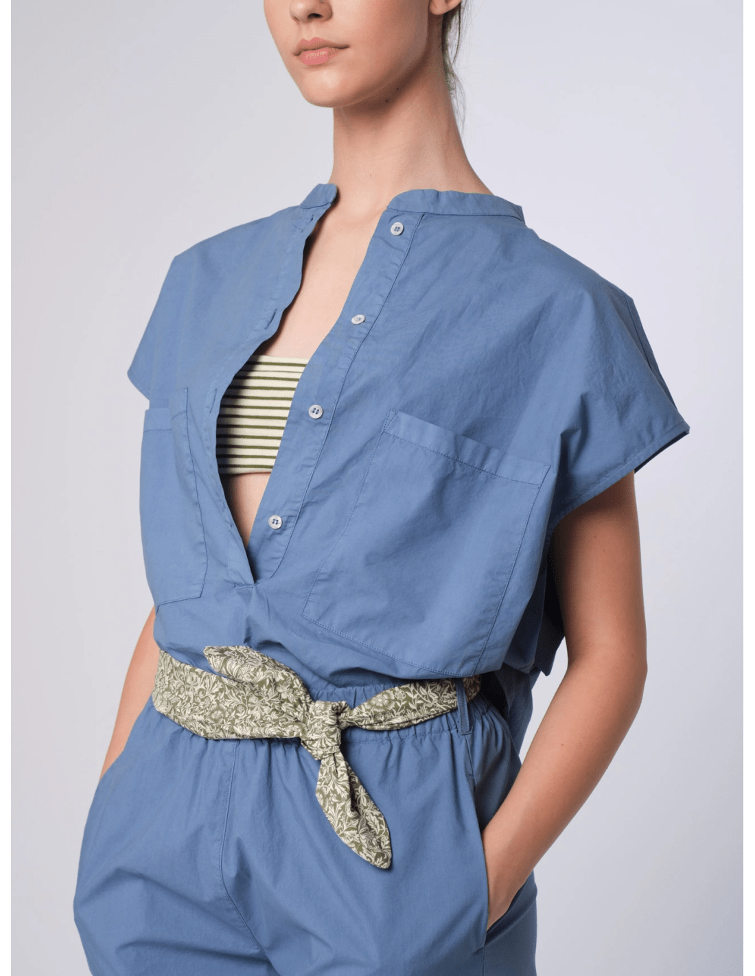 Polo coreana - MADAME VENICE - SS25 - CAROLINA - AVVERBIO - BIANCO - XS