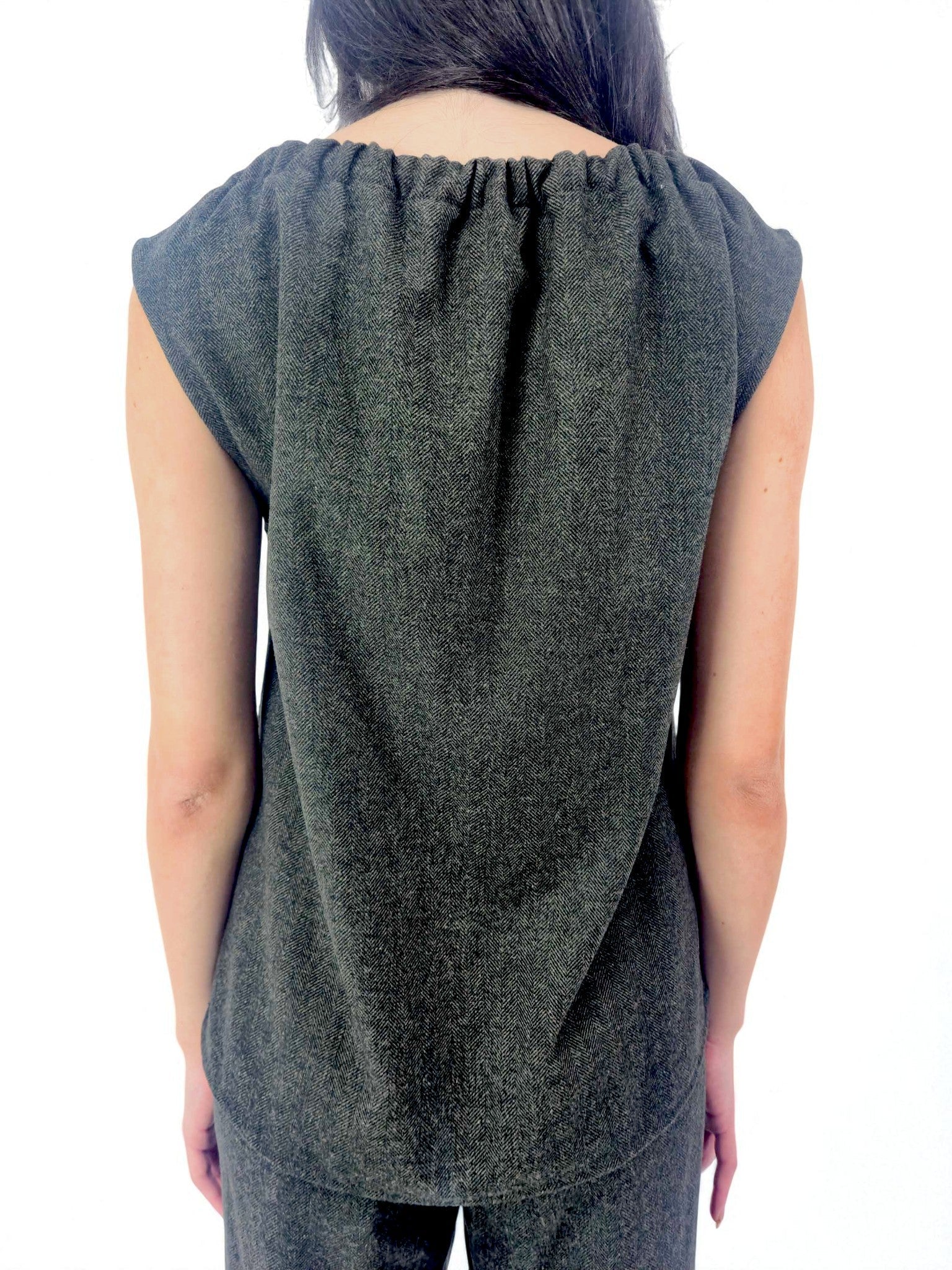 Top - MADAME VENICE - FW25 - VERA - SPINATINO - BLUE - XS