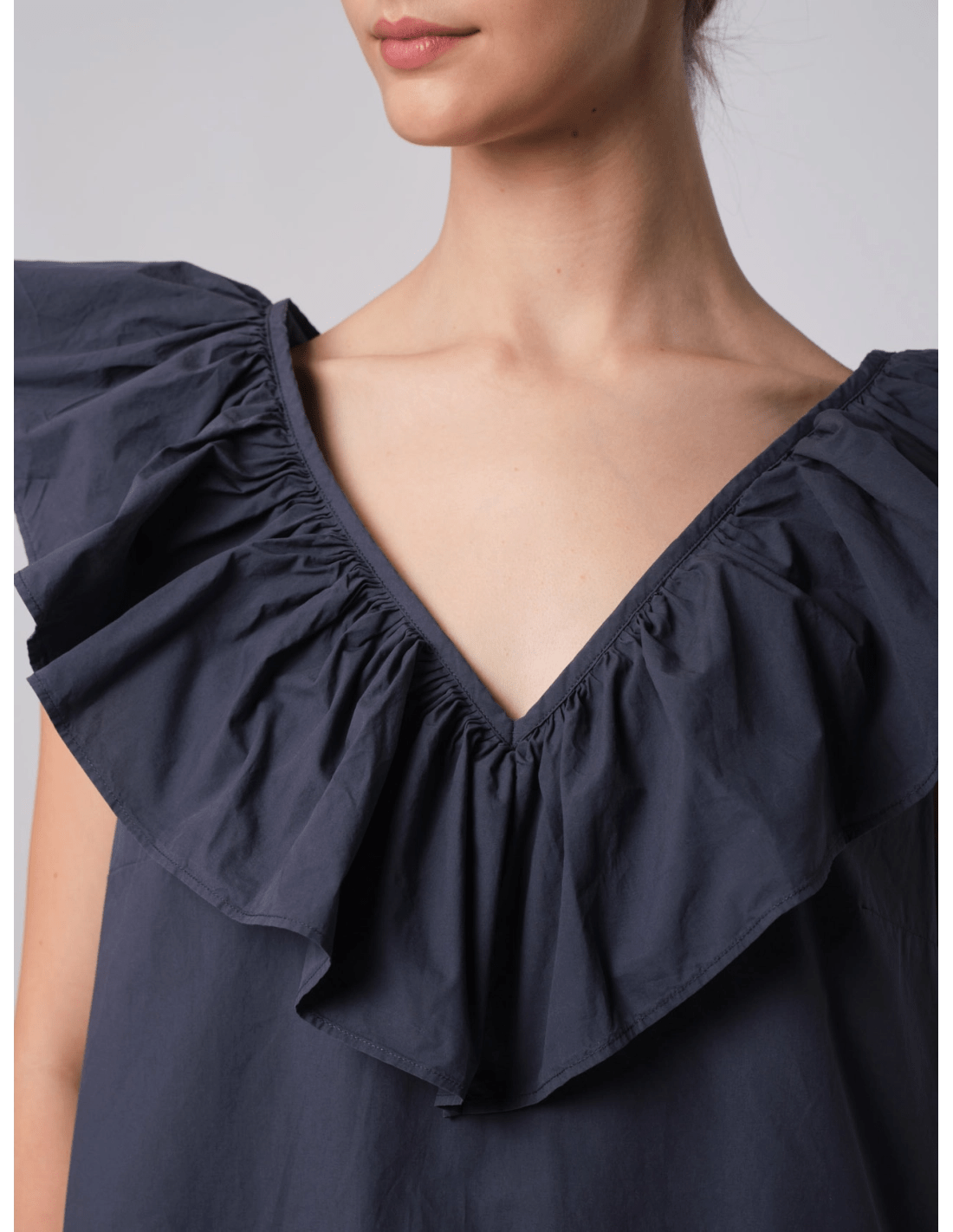 Abito volant - MADAME VENICE - SS25 - ADA - AVVERBIO - BLU - XS