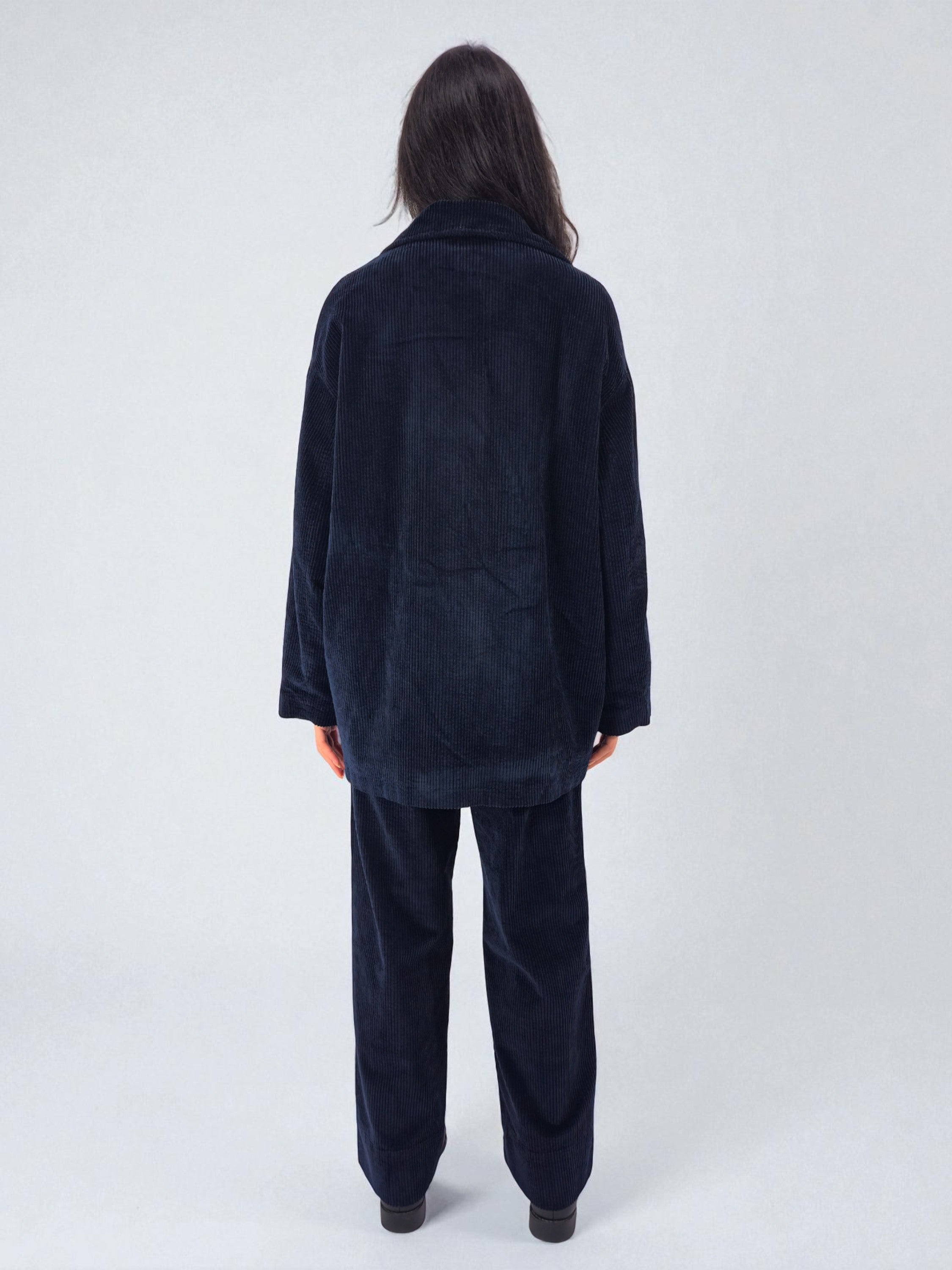 Caban - MADAME VENICE - FW25 - GISELLE - VELVET SWEET - BLUE - XS