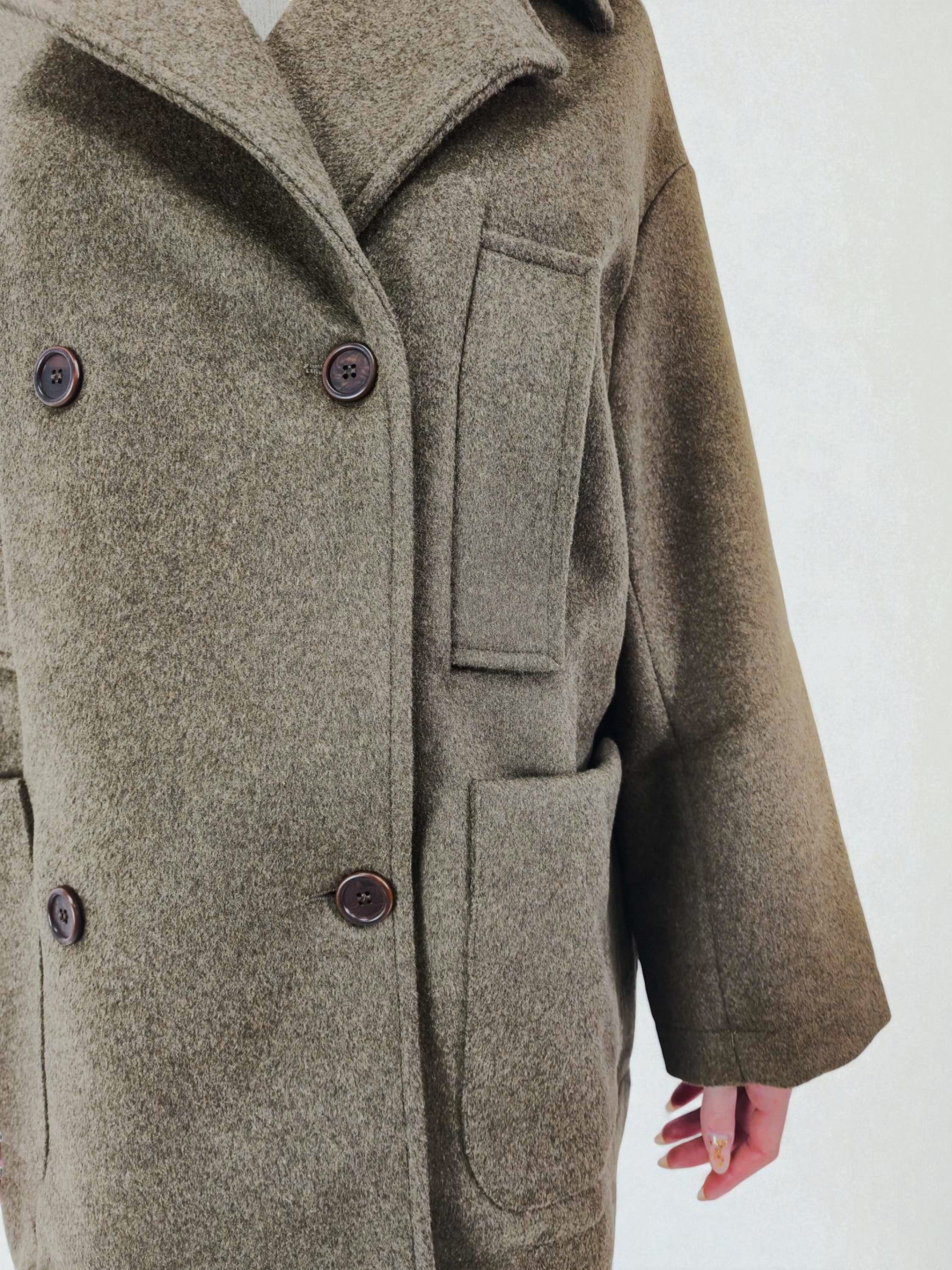 Caban - MADAME VENICE - FW25 - GISELLE - SOFT WOOL - BLACK - XS