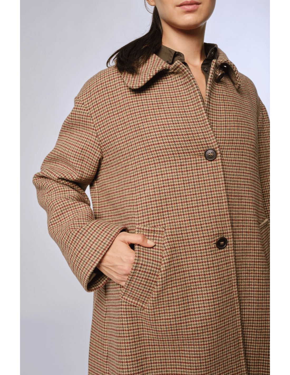 Cappotto lungo japan - MADAME VENICE - FW24 - G12 - JAPAN CHECK - CHECK - XS