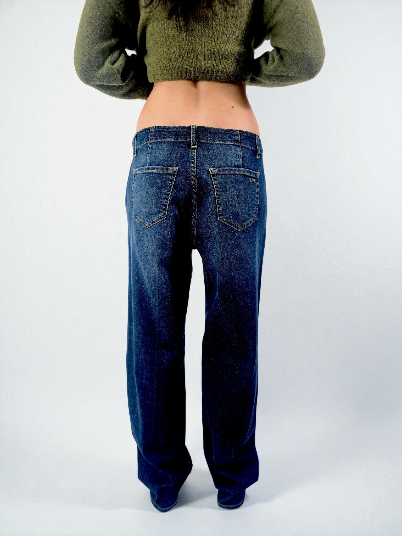 Chino palazzo - MADAME VENICE - FW25 - PHOEBE - DENIM - BLUE STONE - XS