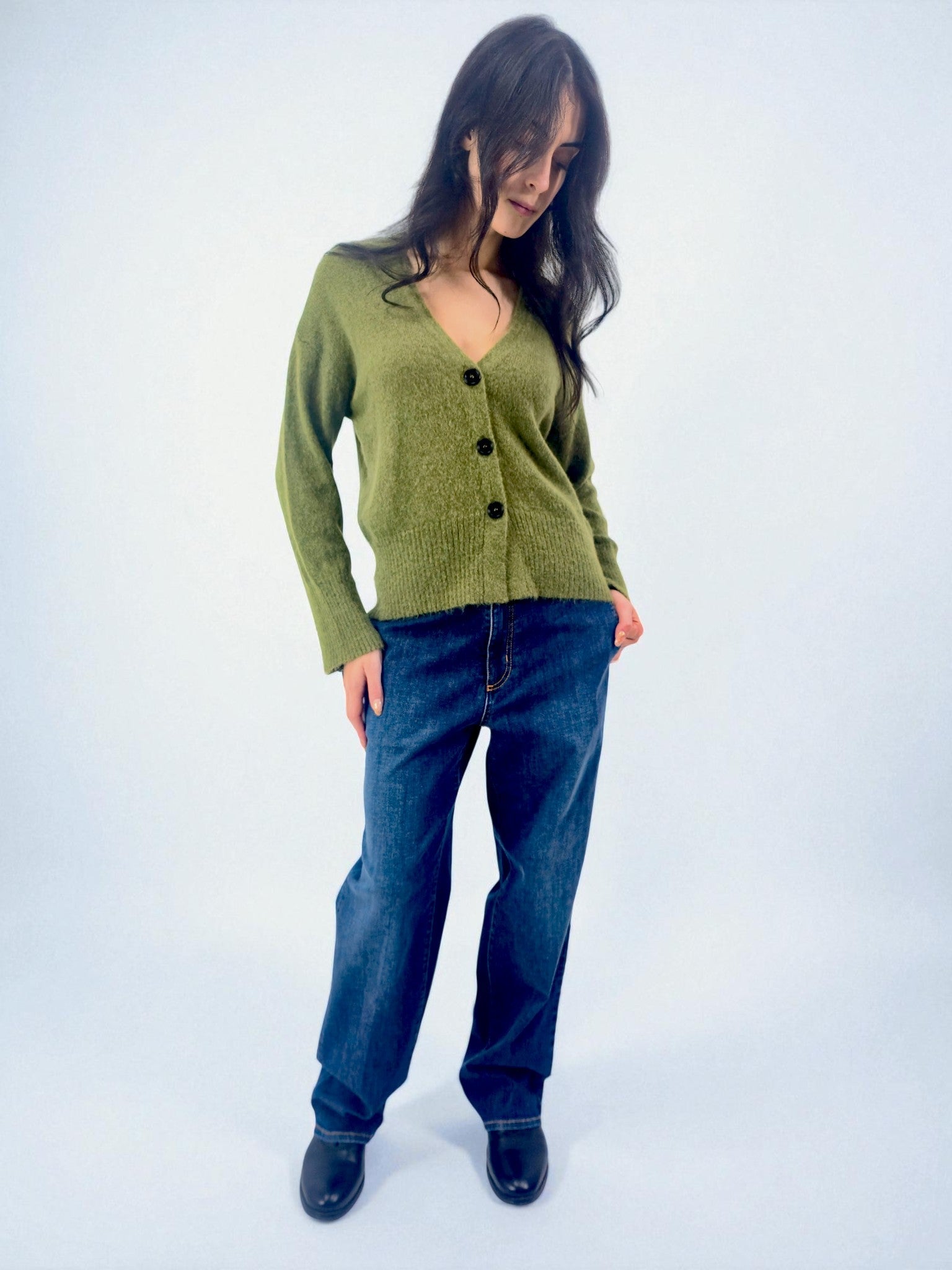 Chino palazzo - MADAME VENICE - FW25 - PHOEBE - DENIM - BLUE STONE - XS