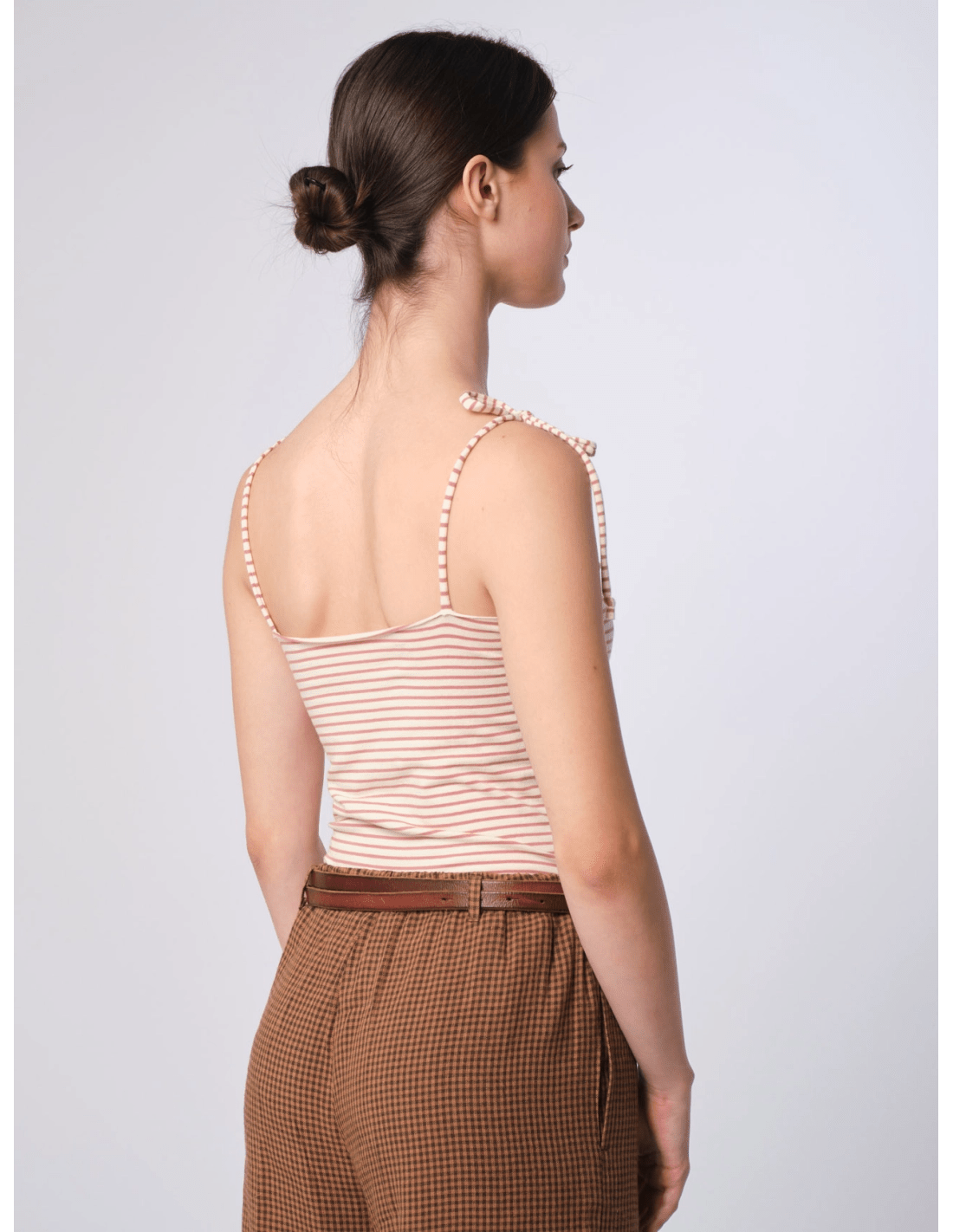 Costume intero laccetti - MADAME VENICE - SS25 - DELPHINE - JERSEY RIGATO - BLU - XS