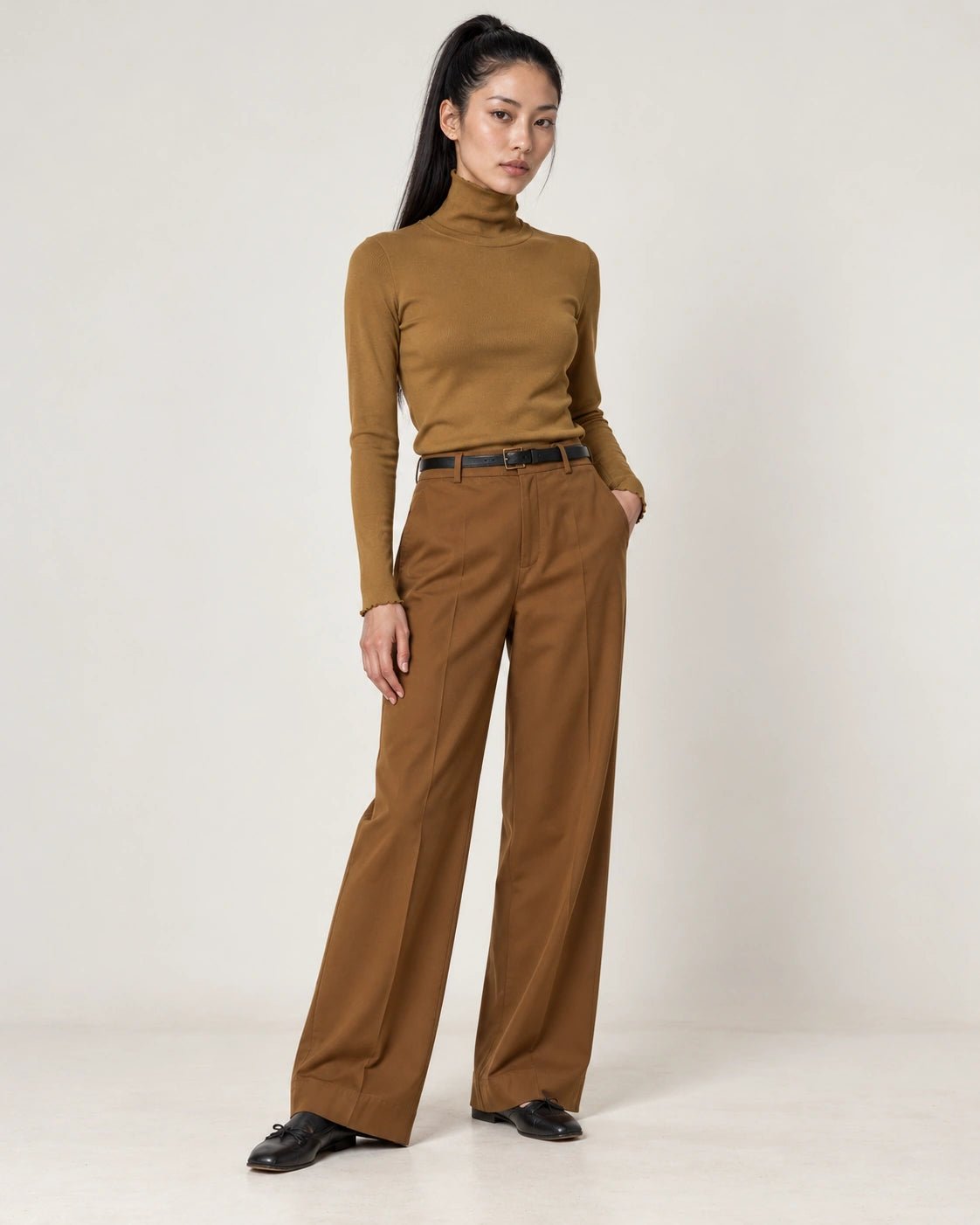 Dolcevita senape, vista frontale - MADAME VENICE - FW26 - MARTA - COSTINA #Colore_Senape