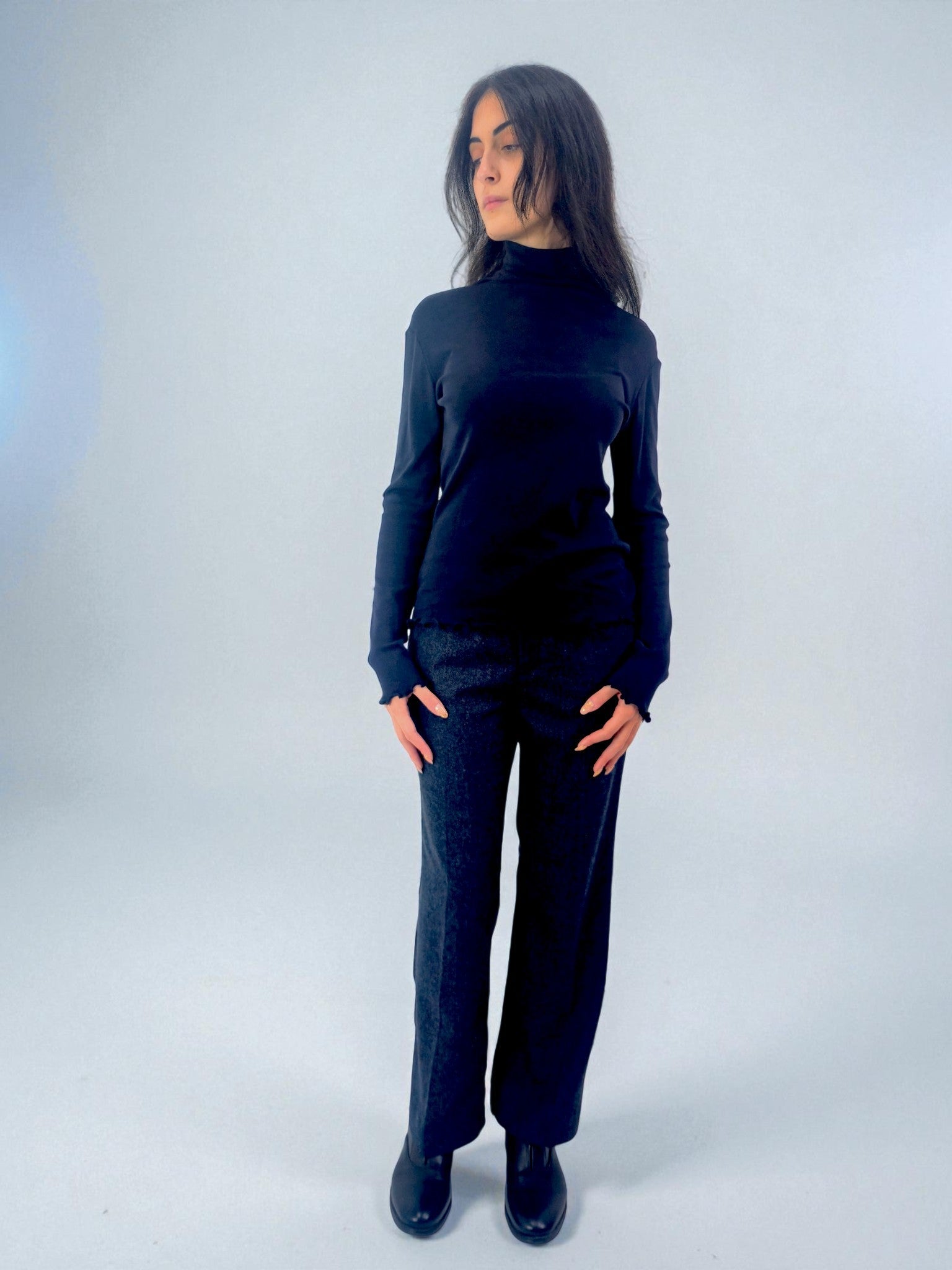 Dolcevita - MADAME VENICE - FW25 - MARTA - COSTINA - BLACK - XS