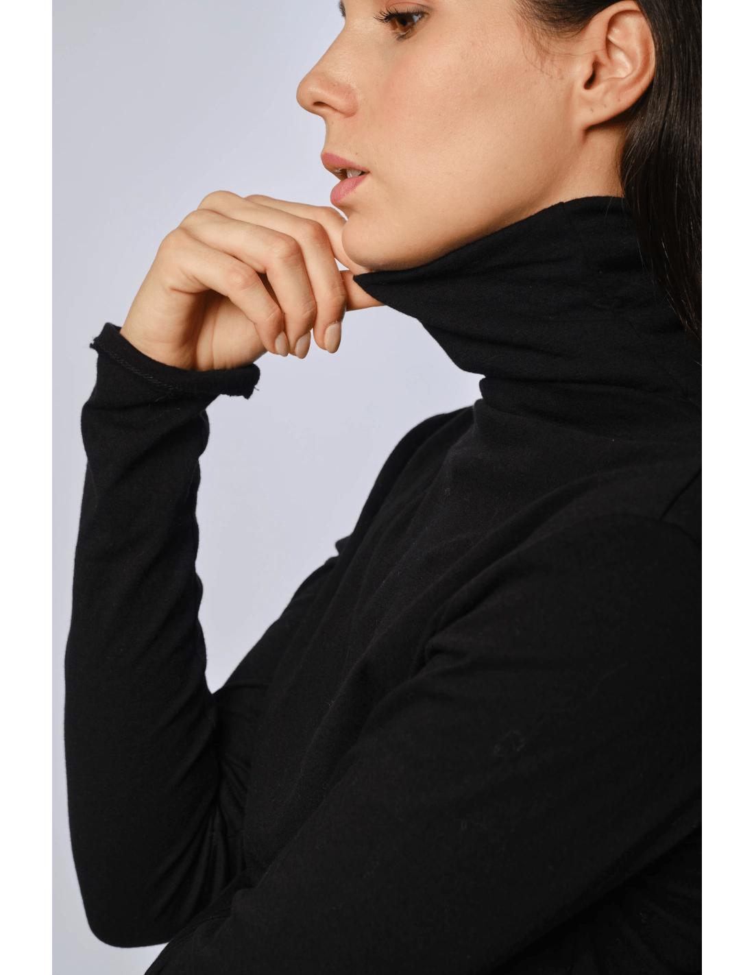 Dolcevita japan - MADAME VENICE - FW24 - M04 - JAPAN JERSEY - BLACK - XS