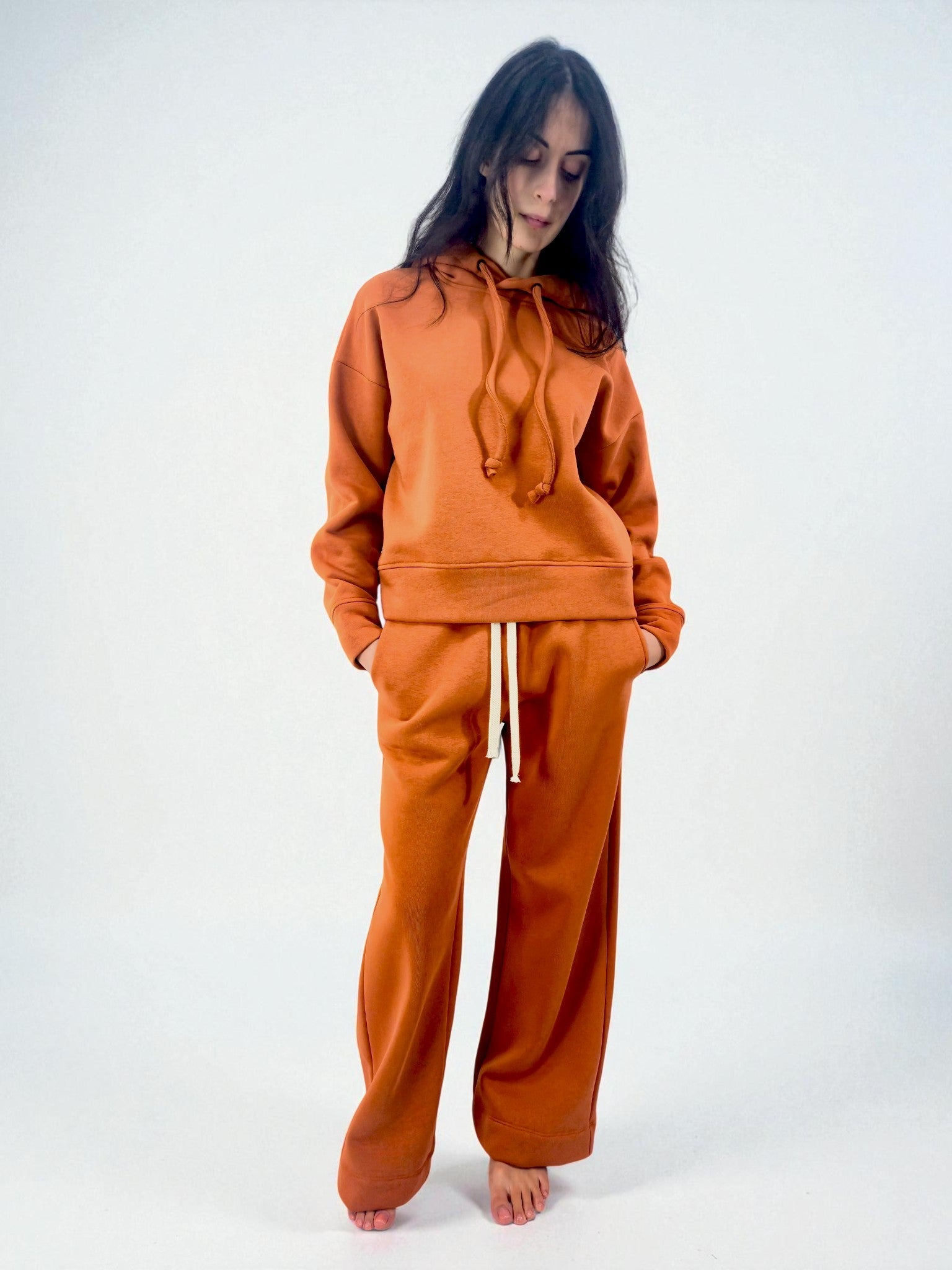 Felpa cappuccio - MADAME VENICE - FW25 - MONIQUE - FELIX - BLUE - XS