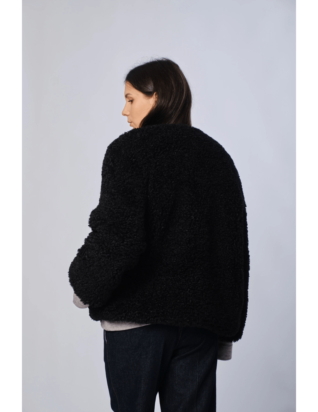 Giacca pelliccia - MADAME VENICE - FW24 - G11 - JAPAN FUR - BLACK - XS
