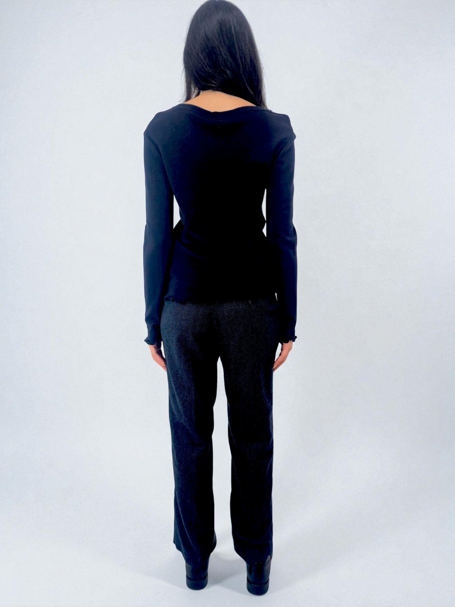 Maglia girocollo - MADAME VENICE - FW25 - MAURA - COSTINA - BLACK - XS