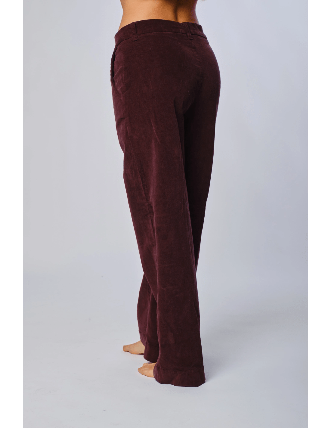 Pantalone chino velluto - MADAME VENICE - FW24 - P12 - VELVET 1000 - BLACK - XS